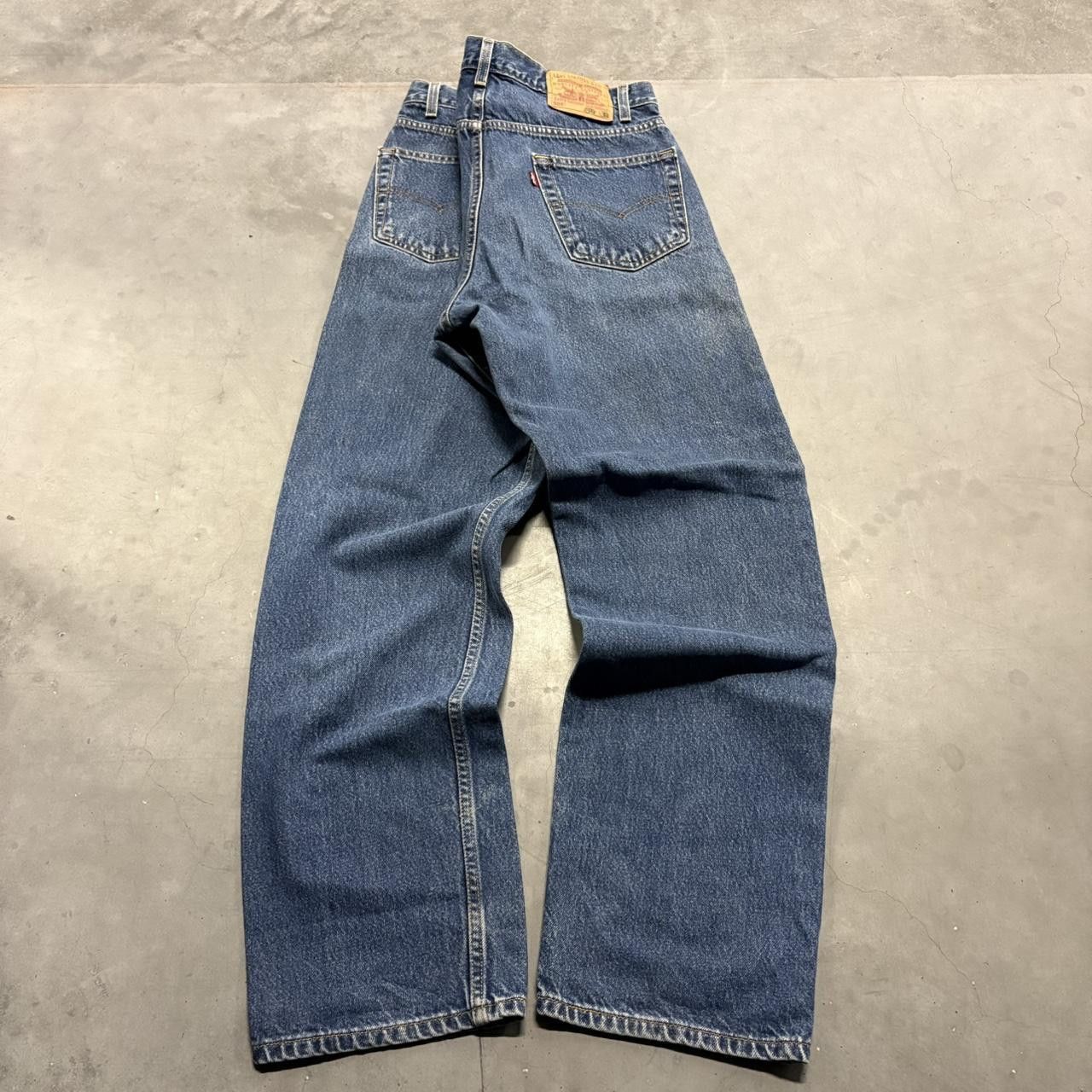 Levi's × Vintage Crazy Vintage Y2K/2000s Levis 505 Grunge Dark Wash Denim Jeans! Size US 34 / EU 50 - 6 Thumbnail