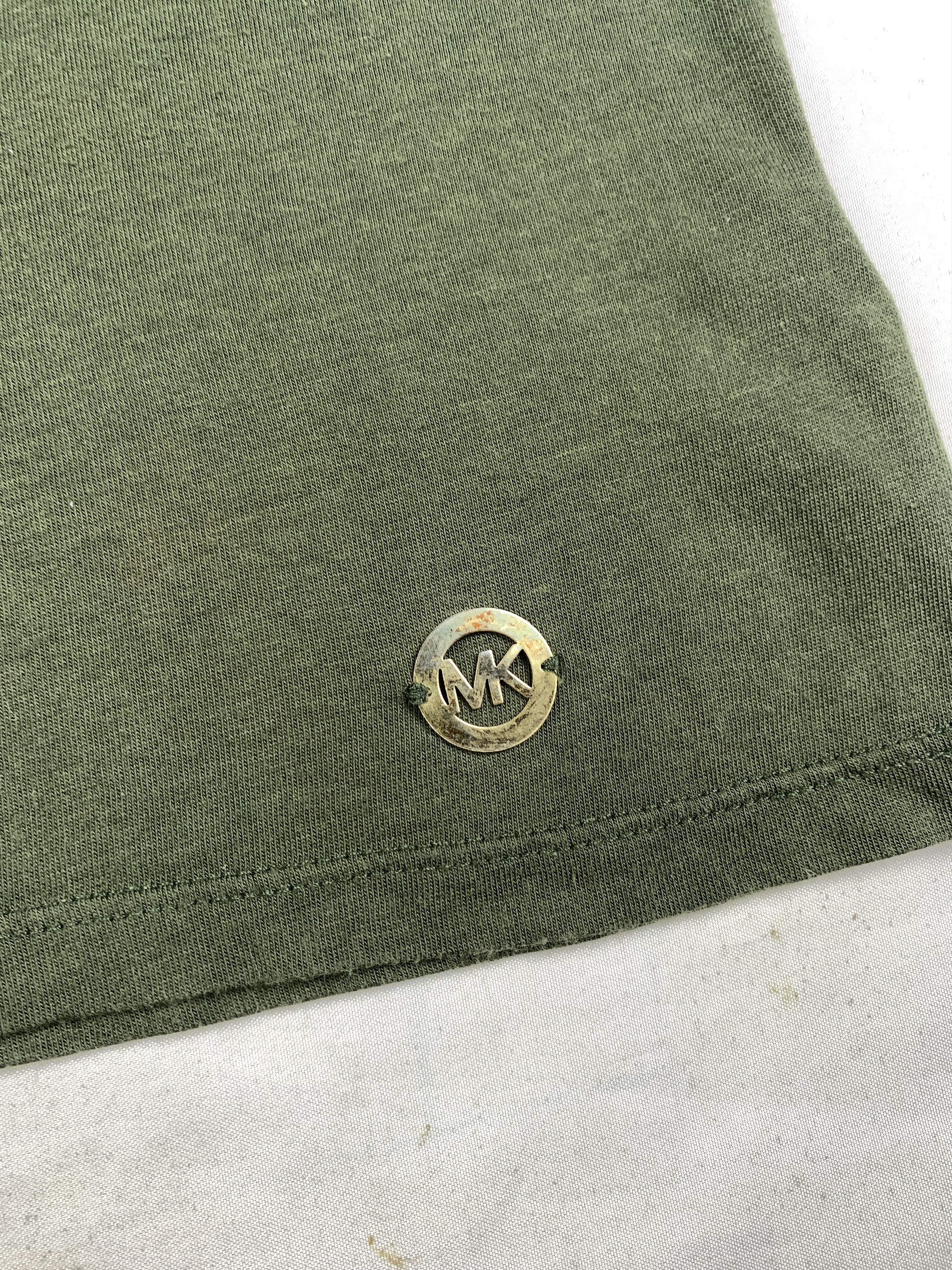 Michael Kors Michael Kors Pine Green Ruffle Sleeve Top (M) Size M / US 6-8 / IT 42-44 - 4 Thumbnail