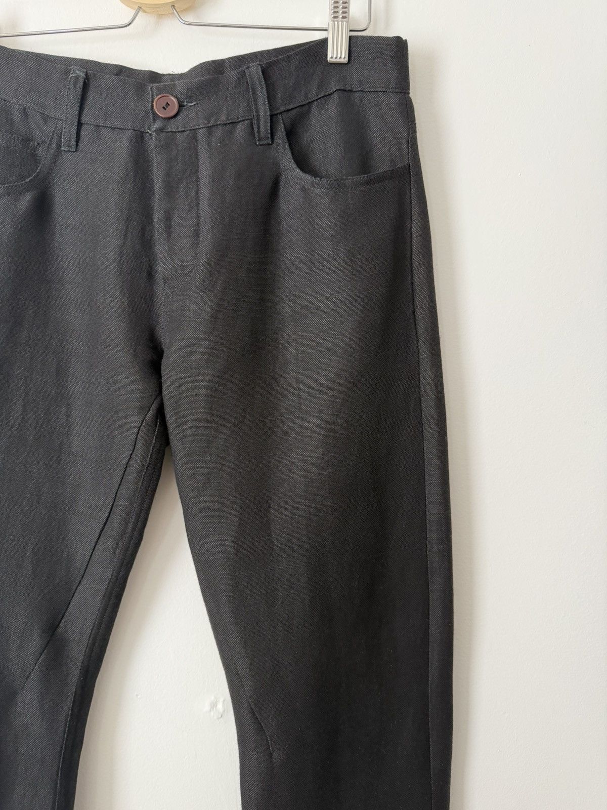 Rick Owens Rick Owens Hemp and Wool Black Pants Size US 34 / EU 50 - 3 Thumbnail