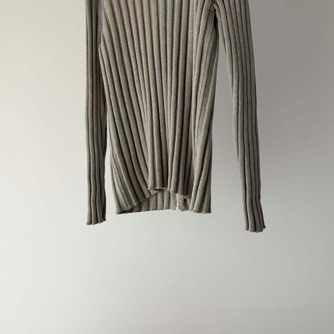 Armani Armani Vintage Gray Knit Coat Size US S / EU 44-46 / 1 - 1 Thumbnail
