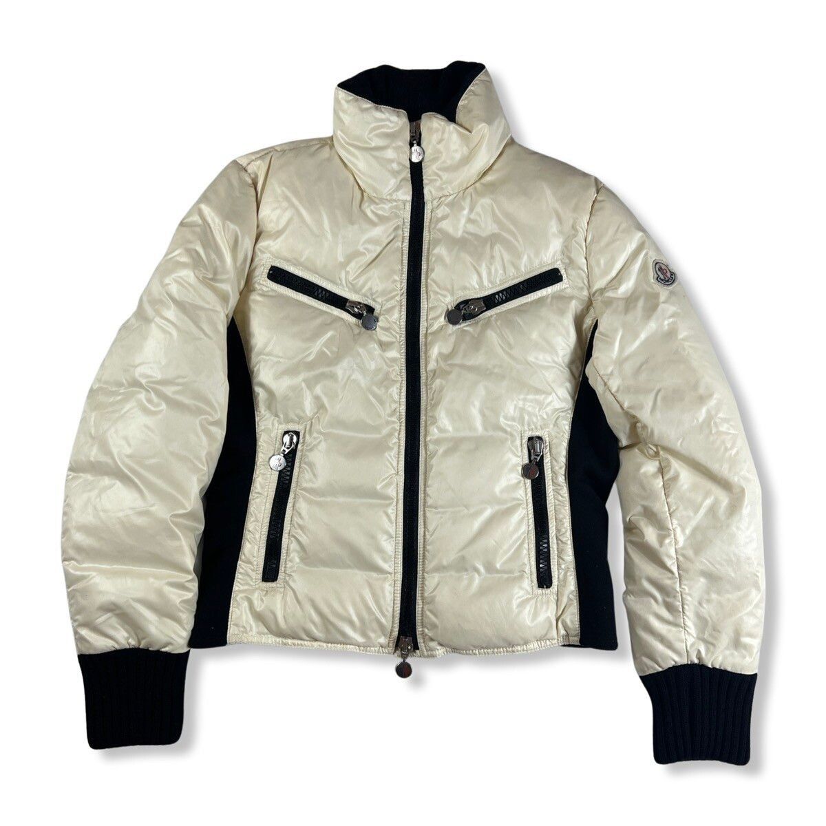 image of Moncler Vintage Puffer in White, Women's (Size Large)