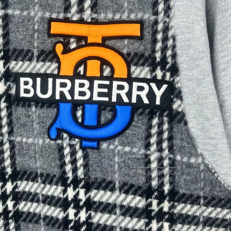 Burberry Burberry Gray Cotton Knit Sweater for Men. Size US M / EU 48-50 / 2 - 5 Thumbnail