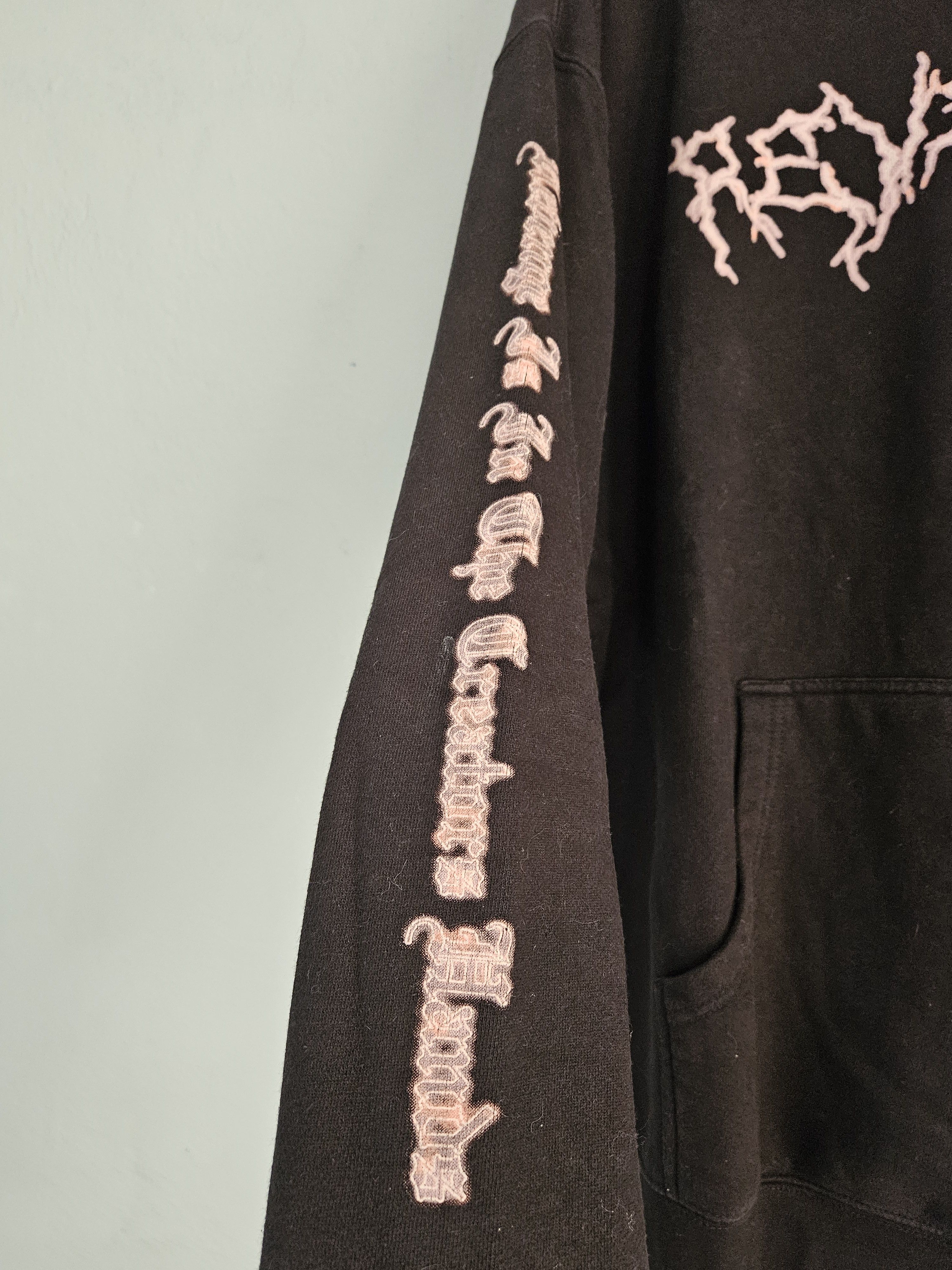 Revenge Revenge Lightning Anarchy Black Hoodie Size US XL / EU 56 / 4 - 3 Thumbnail