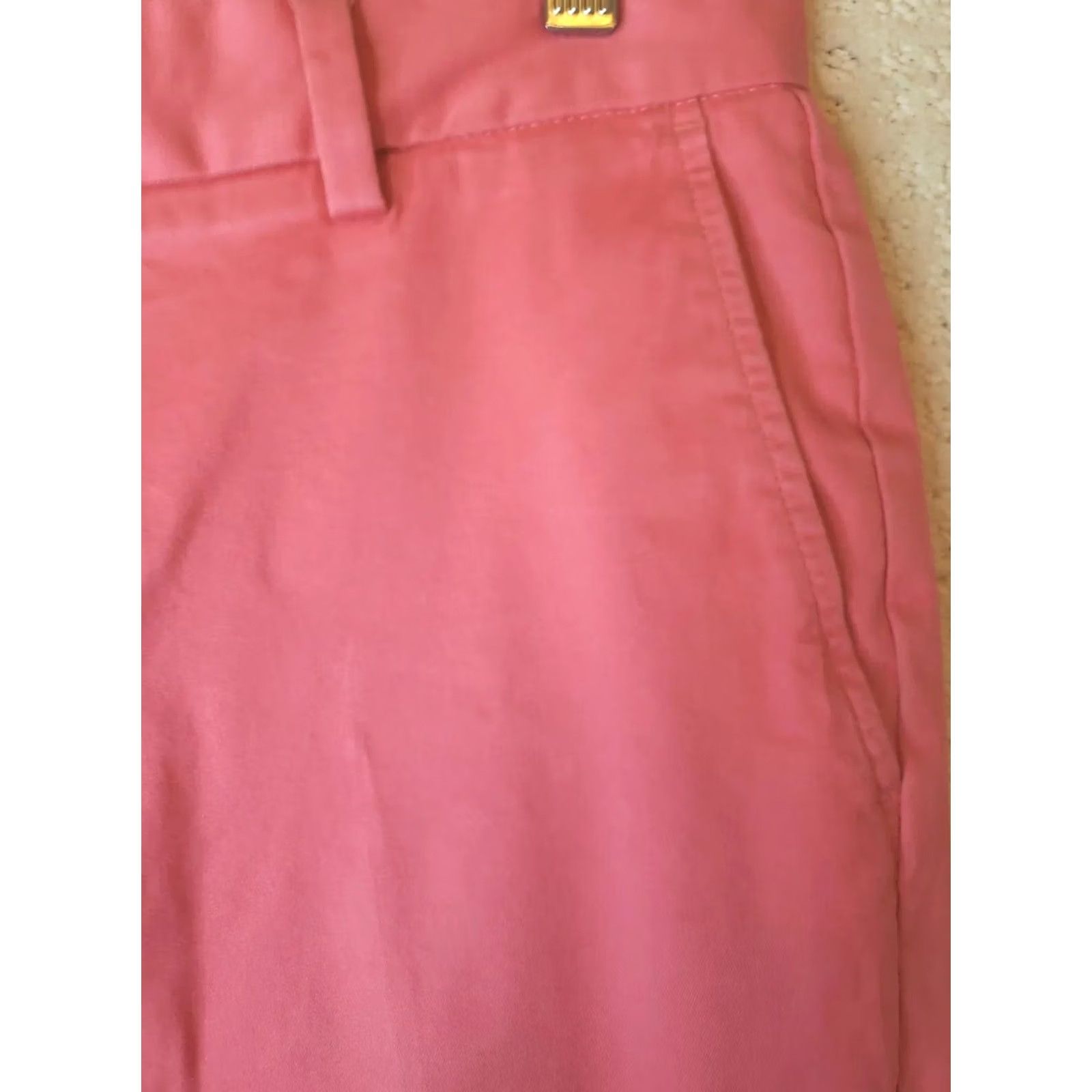 Vineyard Vines VINEYARD VINES Breaker Pants Mens 34x30 Pink Slim Fit Flat Front Stretch Chino Modern Classic Size US 34 / EU 50 - 7 Thumbnail