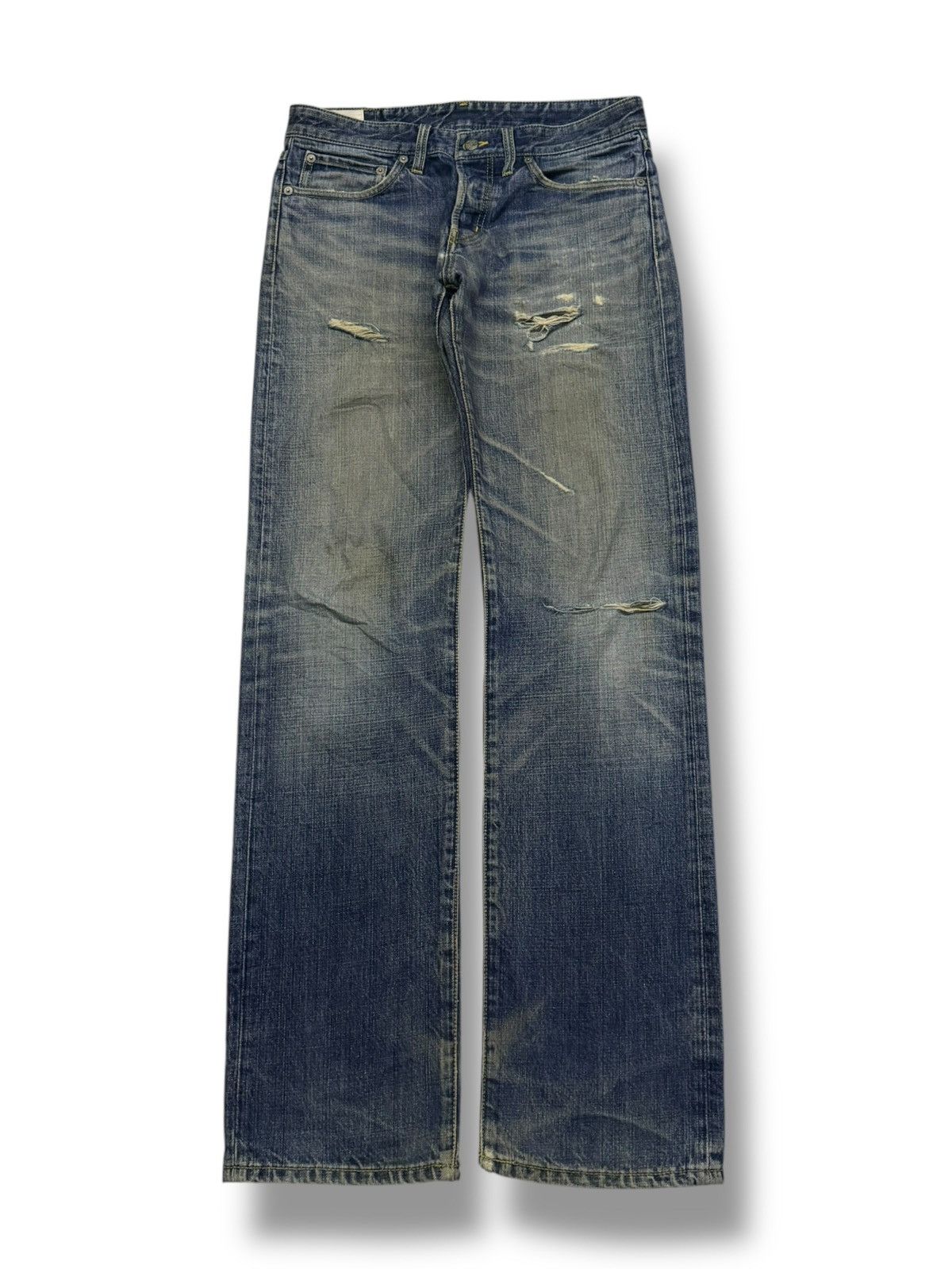 Takeo Kikuchi Vintage 00s Takeo Kikuchi Japanese designer Denim Jeans |W32 Size US 32 / EU 48 - 2 Thumbnail