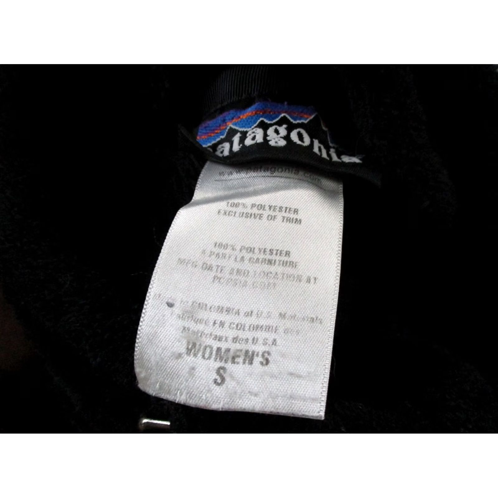 Patagonia Patagonia Jacket Womens S Black Snap Fleece Jacket Outdoors Casual Winter Windproof Wind-Resistant Pockets Thermal Size S / US 4 / IT 40 - 6 Thumbnail