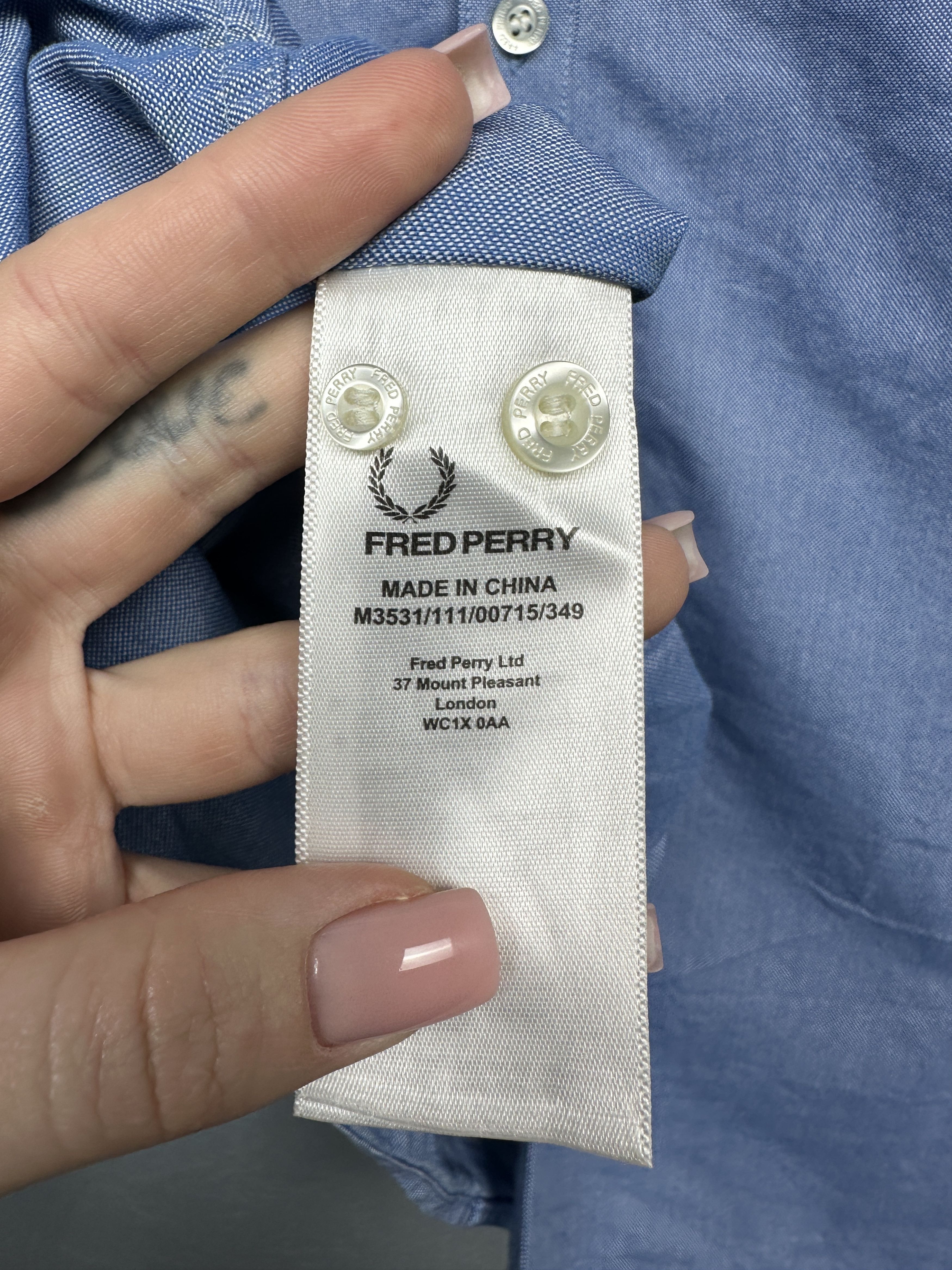 Fred Perry Fred Perry Mens Short Sleeve Shirt Size US XL / EU 56 / 4 - 5 Thumbnail