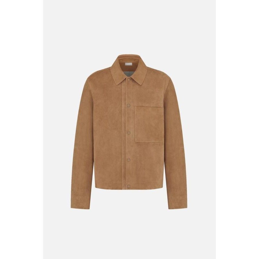 Dior DIOR Brown Suede Blouson Jacket New & Authentic (Men's size: Size US M / EU 48-50 / 2 - 1 Preview