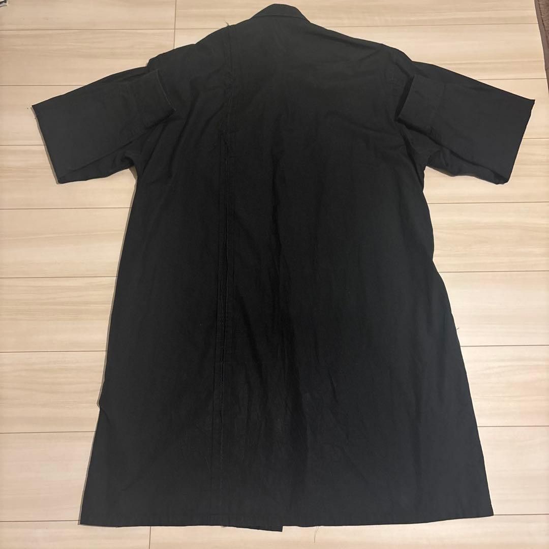 Yohji Yamamoto Pour Homme 16ss Cut-off cotton long shirt HO-B27-037 Size US L / EU 52-54 / 3 - 3 Thumbnail