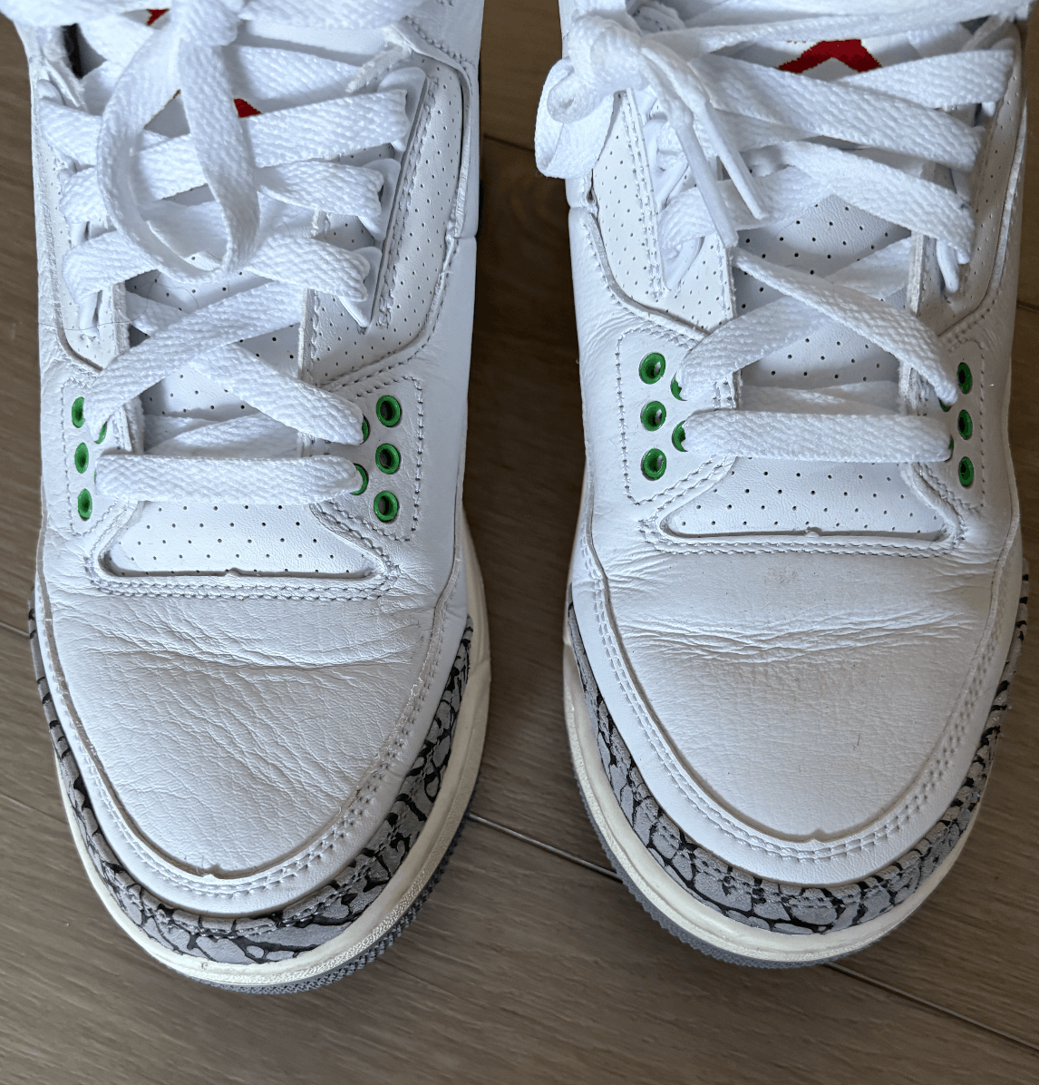 Jordan Brand Nike WMNS Air Jordan 3 Retro Lucky Green Women's 7.5 Size US 7.5 / IT 37.5 - 5 Thumbnail