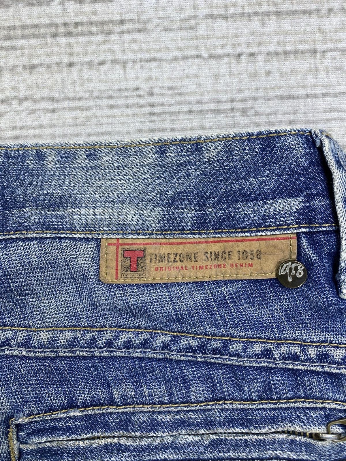 Japanese Brand 🔥STEALS Timezone Japan Rare Design Denim Jeans Pants Size US 32 / EU 48 - 14 Thumbnail