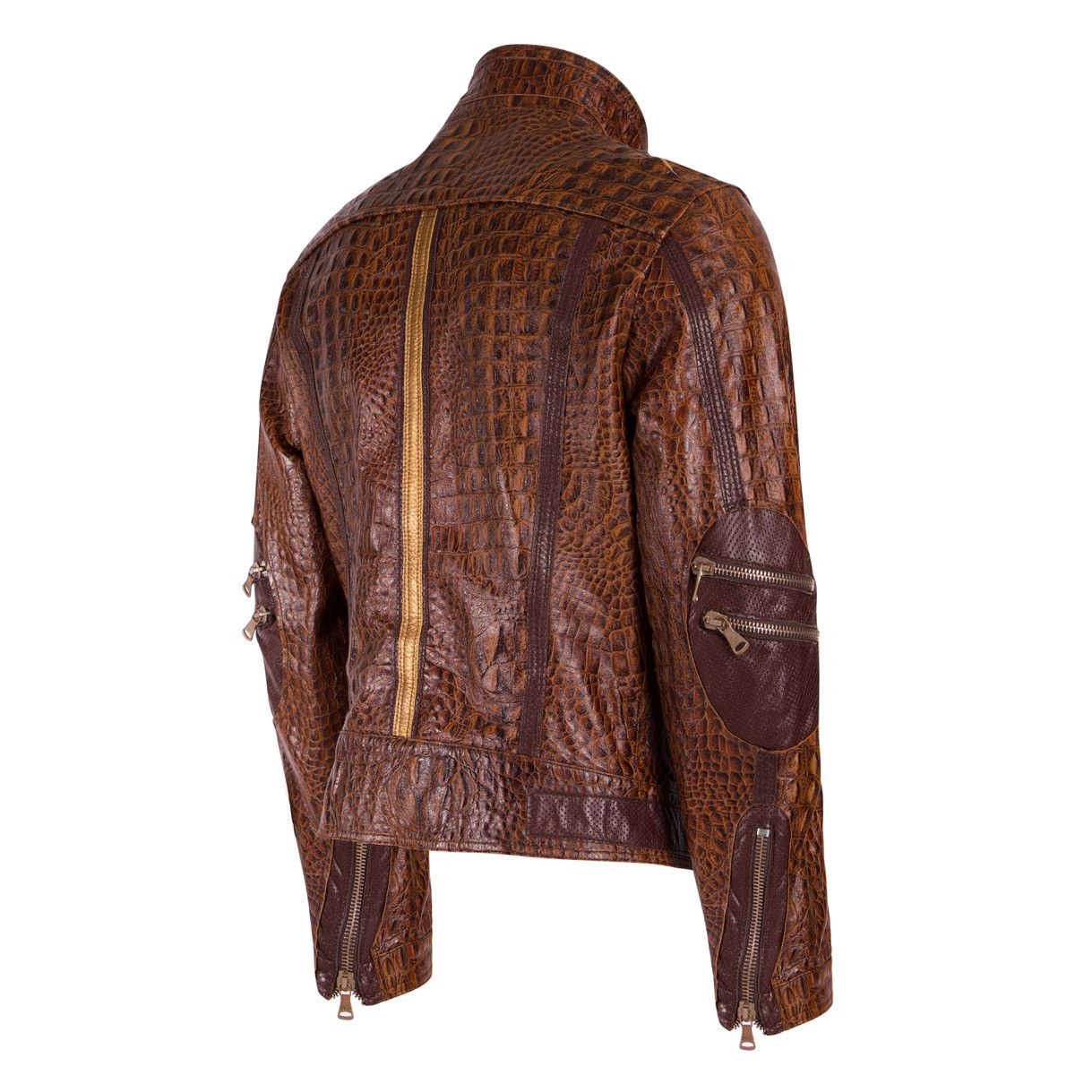 Dolce & Gabbana AW05 CROCODILE LEATHER JACKET Size US M / EU 48-50 / 2 - 3 Thumbnail
