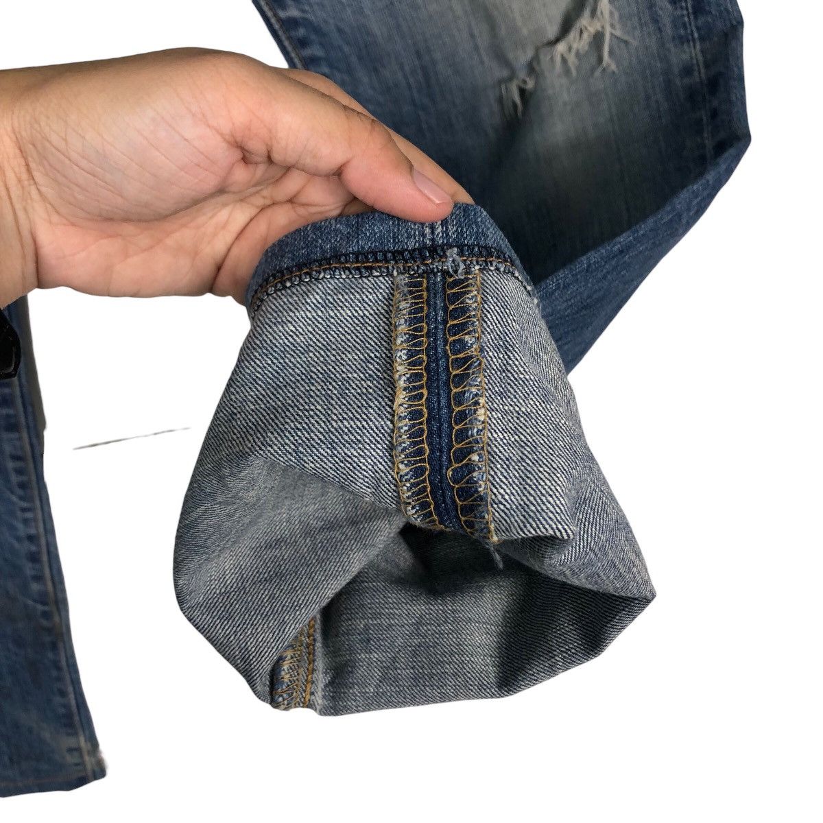 Levi's 🔥Vintage Levi’s 501 Butterfly Button Denim Jeans Size US 28 / EU 44 - 14 Thumbnail