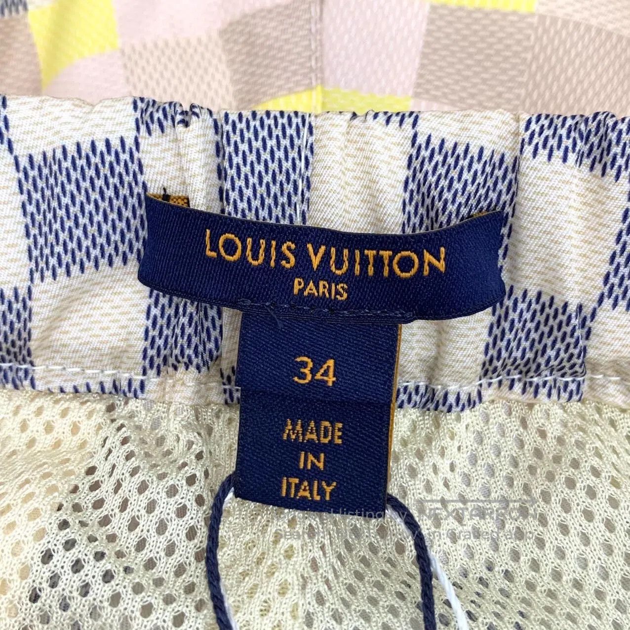 Louis Vuitton Louis Vuitton size XS Color block logo checkerboard patter Size US 27 - 6 Thumbnail