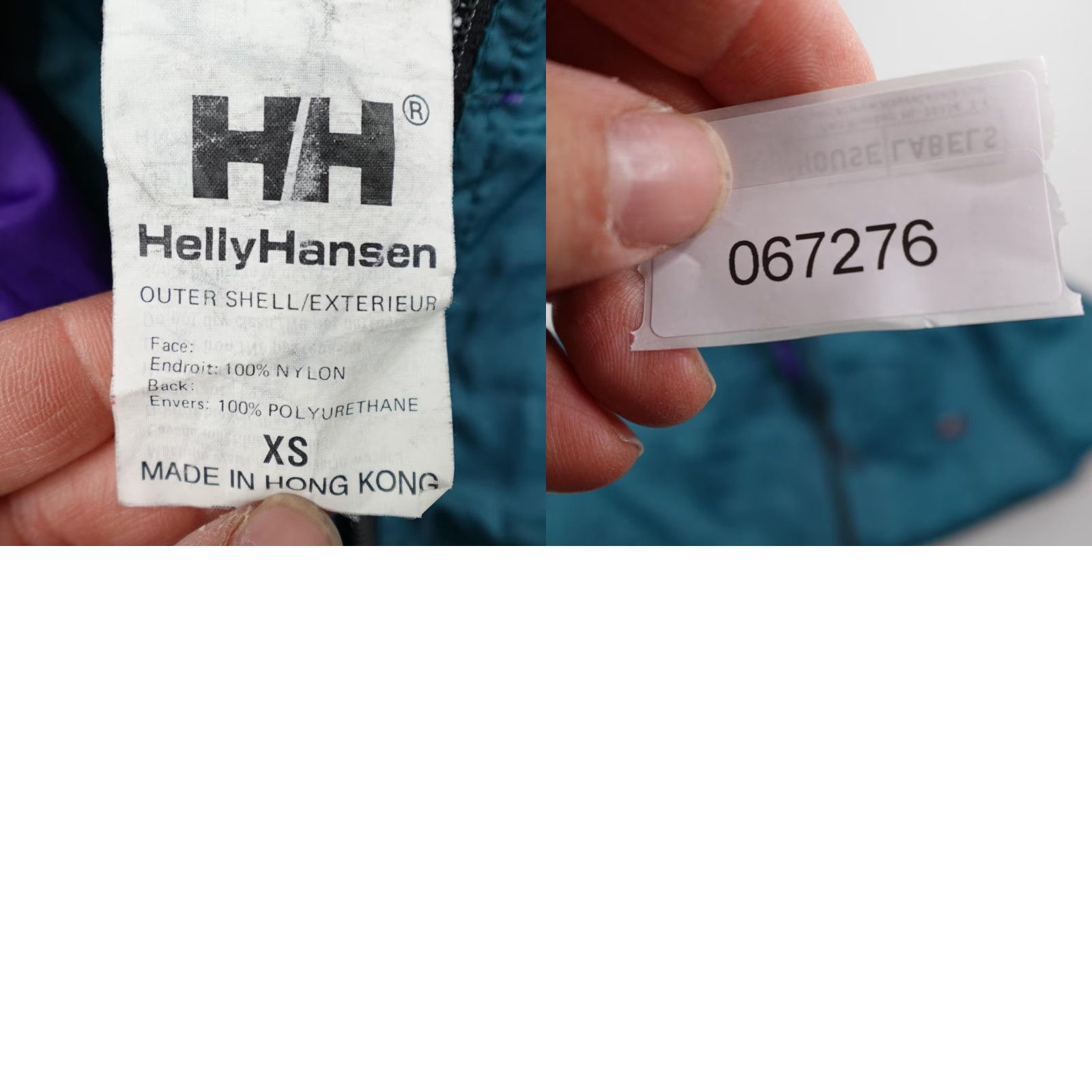 Helly Hansen VINTAGE Helly Hansen Jacket Mens XL Blue Rain Coat Windbreaker Zip Up 90s Size US XS / EU 42 / 0 - 8 Thumbnail