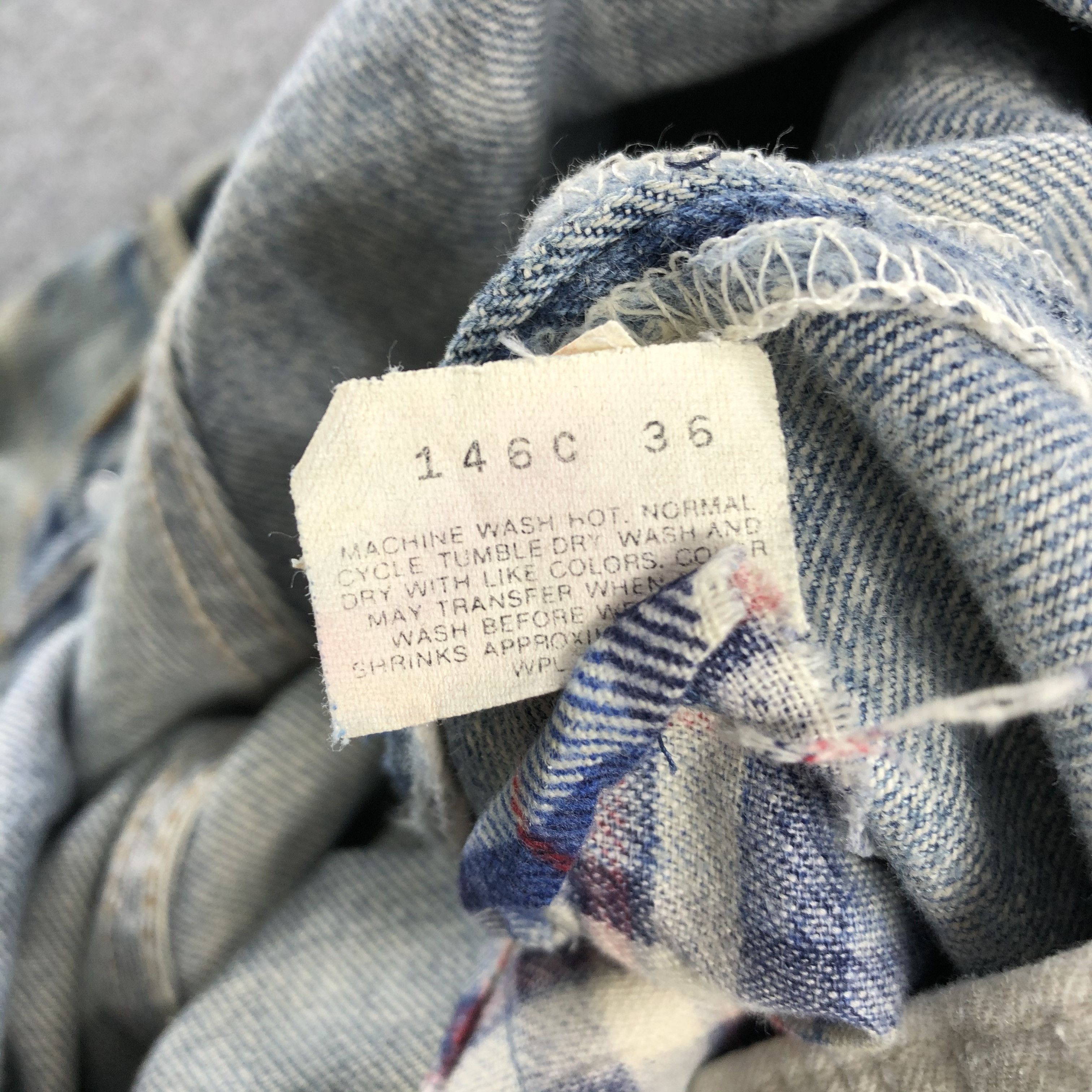 Levi's Vintage Levis 501 Jeans Rusty Wash Distressed Denim KJ376 Size US 34 / EU 50 - 12 Thumbnail