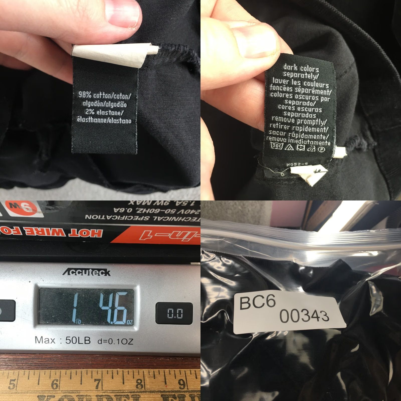 Calvin Klein Calvin Klein Jeans Corduroy Jacket Womens Large Black Long Sleeve Button Up Y2K Size L / US 10 / IT 46 - 10 Thumbnail