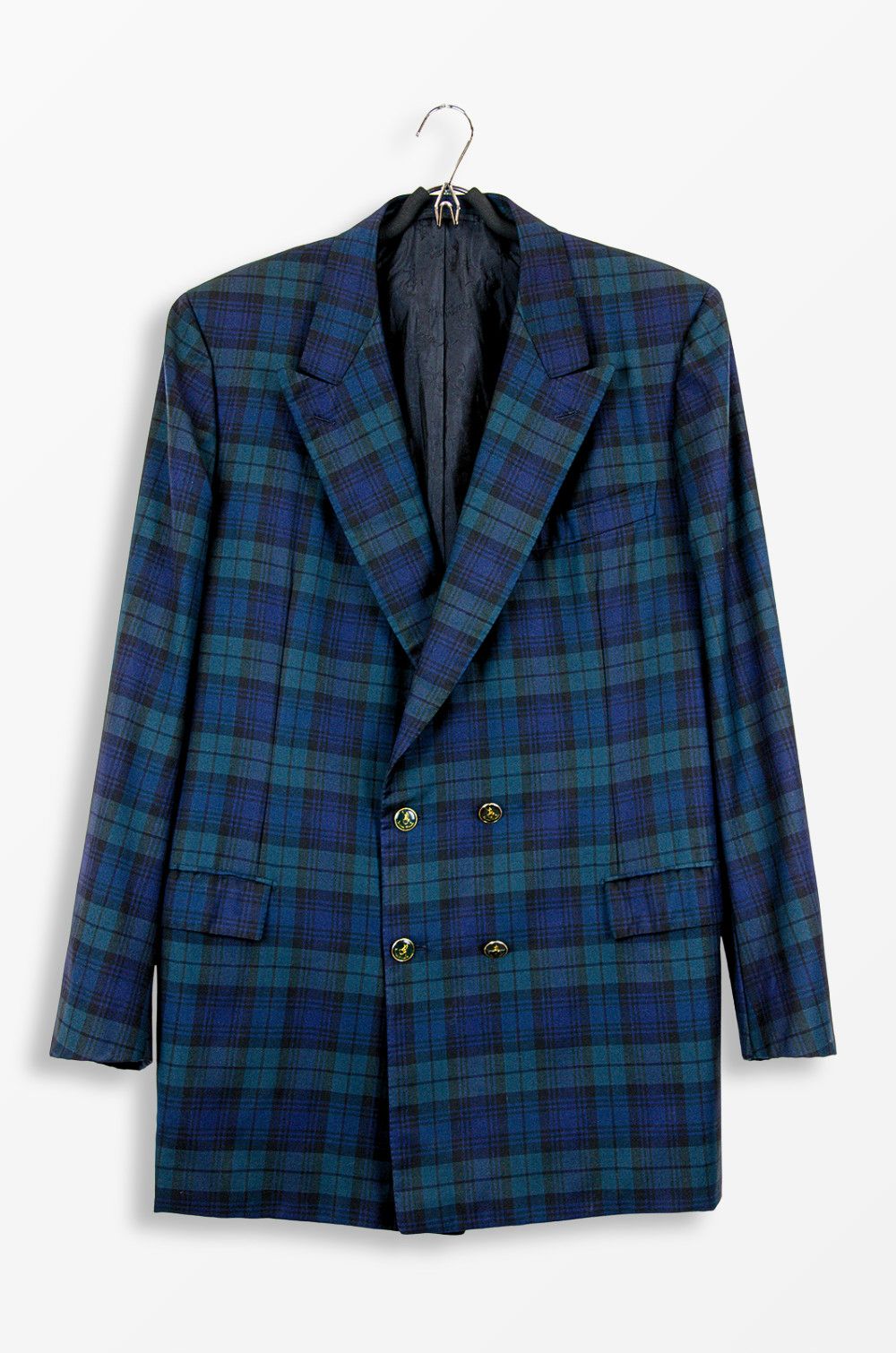 Brioni Brioni Tartan DB Blazer – Black Watch – EU 54 Size 54R - 1 Thumbnail