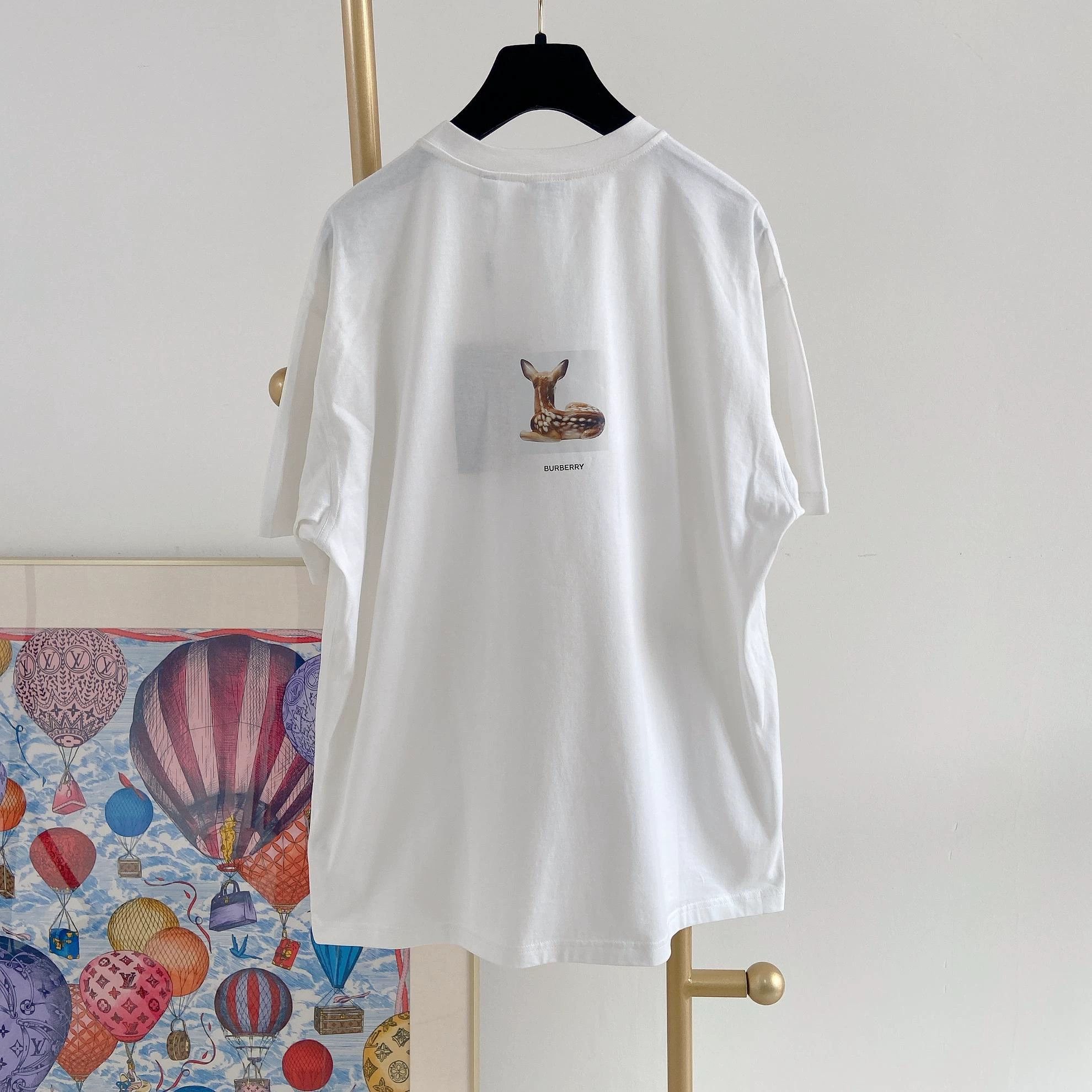 Burberry Burberry Deer Print T-Shirt M with tags Size US M / EU 48-50 / 2 - 3 Thumbnail