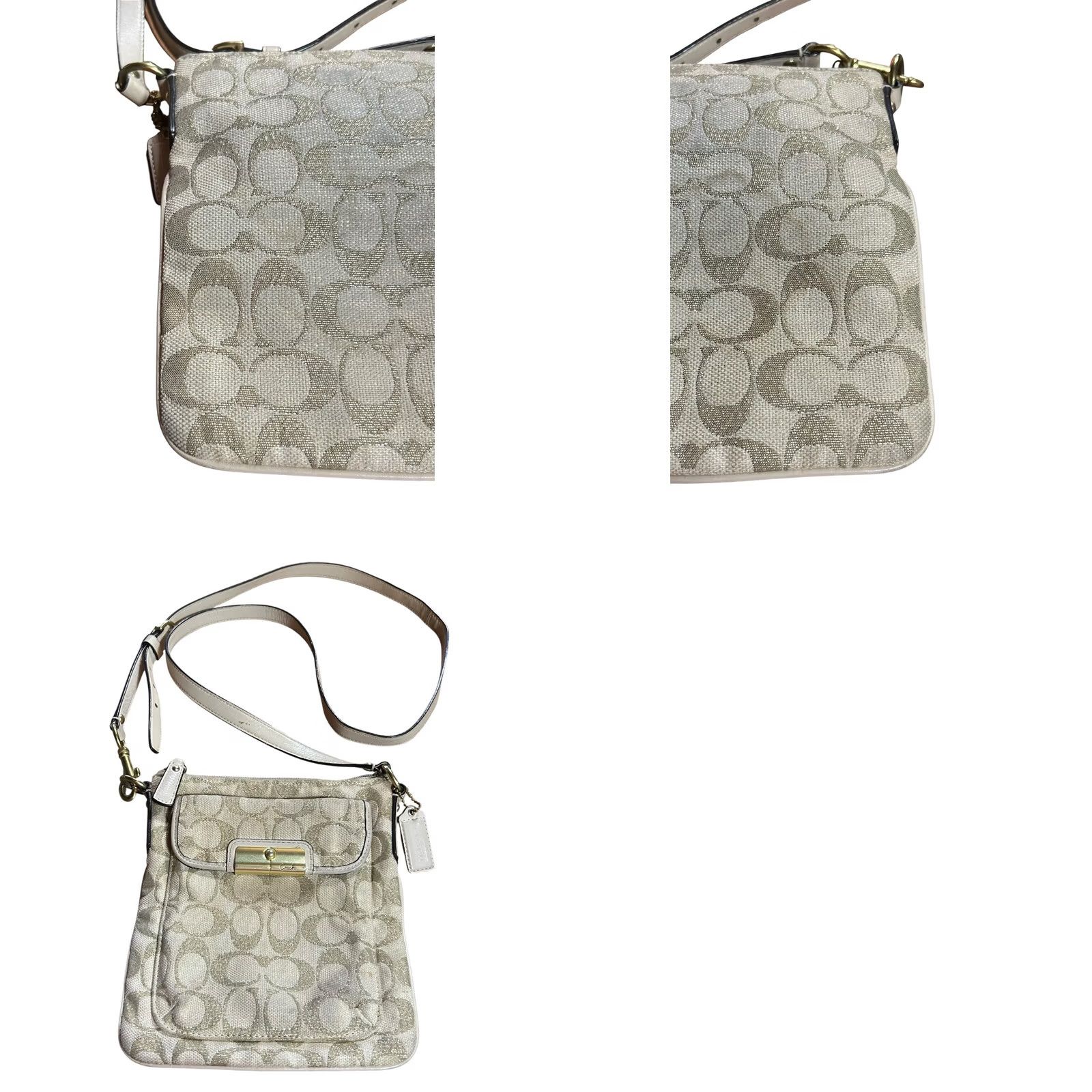Coach VINTAGE COACH KRISTIN SIGNATURE SWINGPACK CROSSBODY HANDBAG PURSE Size ONE SIZE - 10 Thumbnail