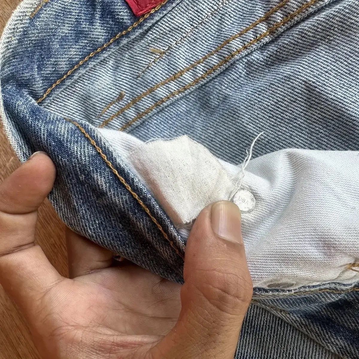 Vintage RUSTY DIRTY💥VINTAGE EDWIN JEANS MADE IN USA DENIM PANTS W31 Size US 31 - 10 Thumbnail