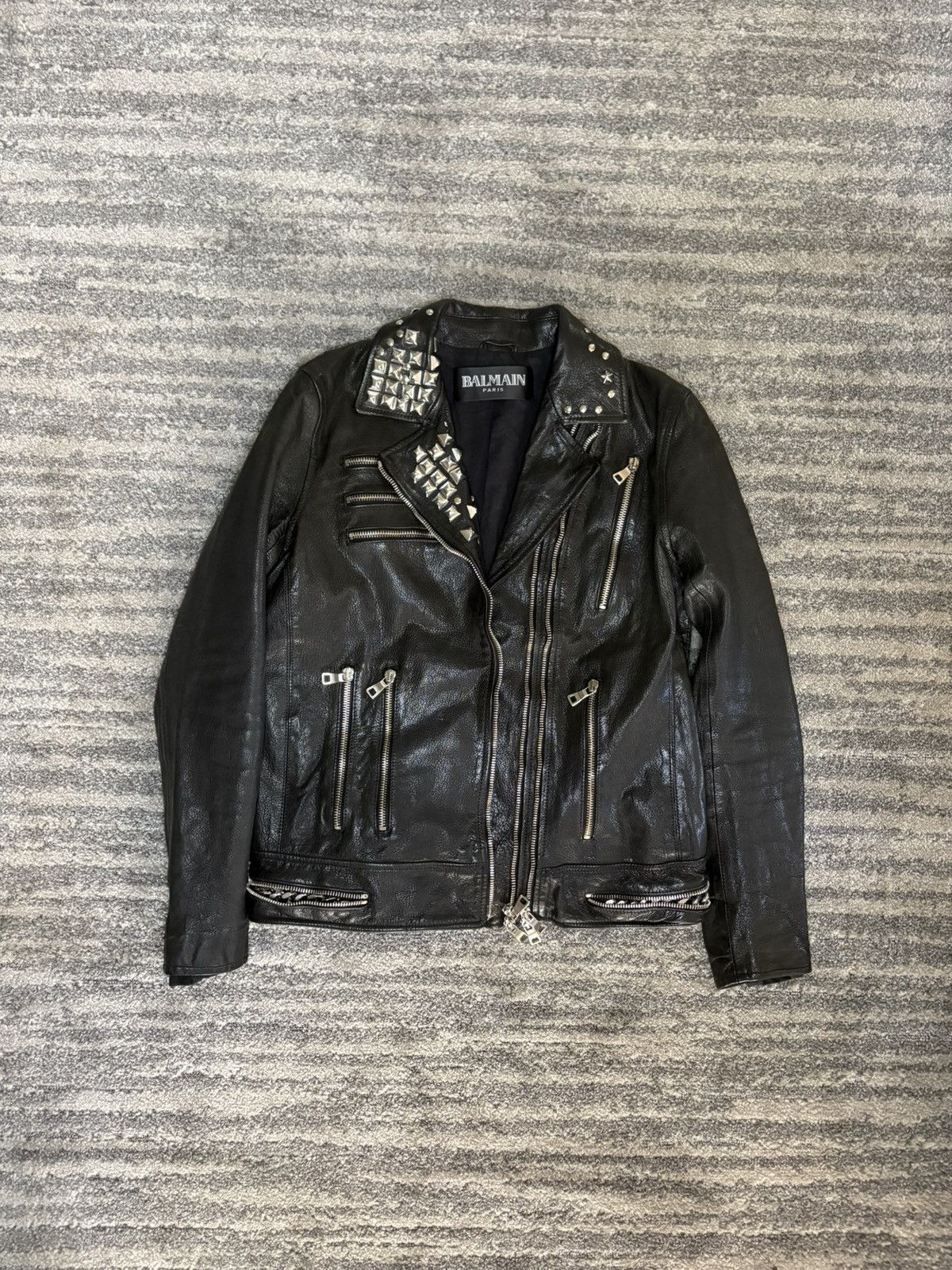 Balmain Balmain SS11 Runway Leather Jacket | Grailed