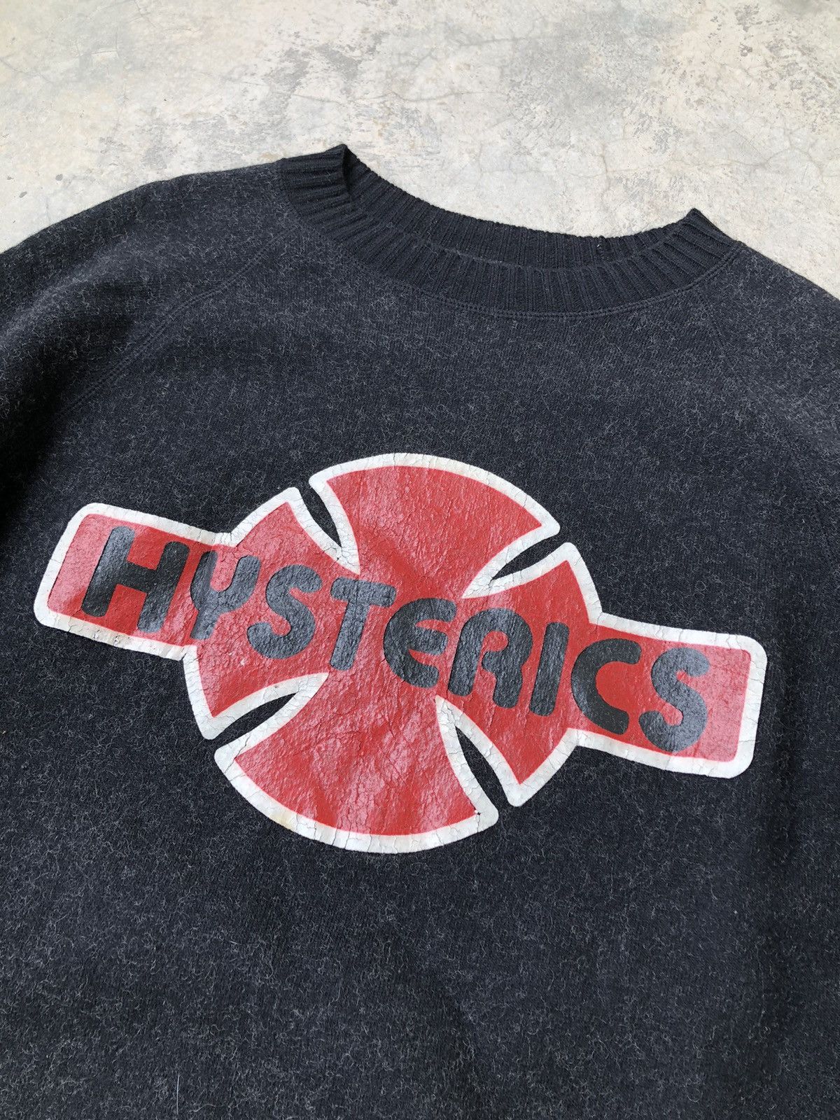 Hysteric Glamour Vintage Wool Hysteric Glamour Independent Truck Co. Knitwear Size US L / EU 52-54 / 3 - 2 Thumbnail