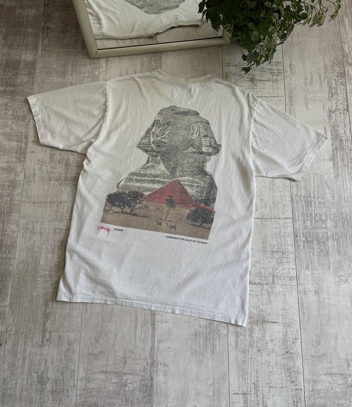 Stussy Stussy Sphinx Pigment Dyed T-Shirt Size US M / EU 48-50 / 2 - 1 Thumbnail