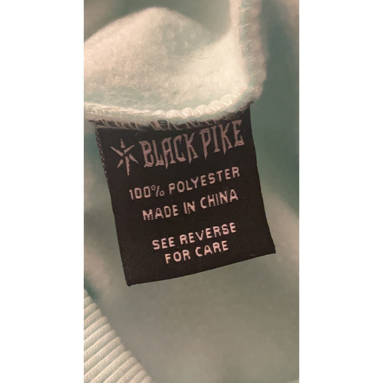 Other Black Pike "No Mercy" Graphic Sweatshirt Mint Green Size: XL Size US XL / EU 56 / 4 - 17 Thumbnail