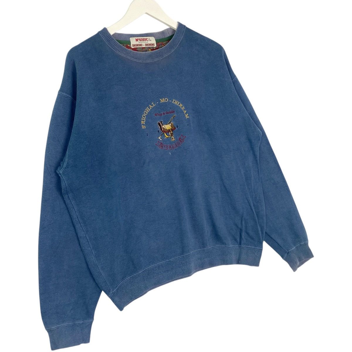 Vintage Vintage M Gregor Crewneck Sweatshirt Navy Blue Size L Size US L / EU 52-54 / 3 - 3 Thumbnail