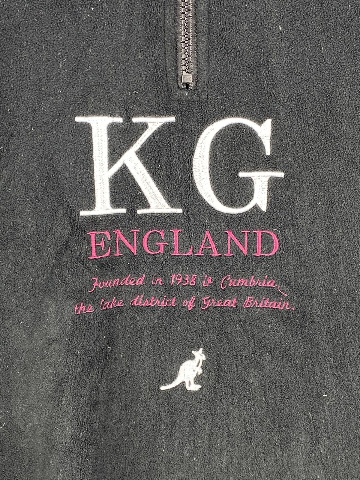 Kangol Kangol England Fleece Half Zipper Jacket Size US L / EU 52-54 / 3 - 9 Thumbnail