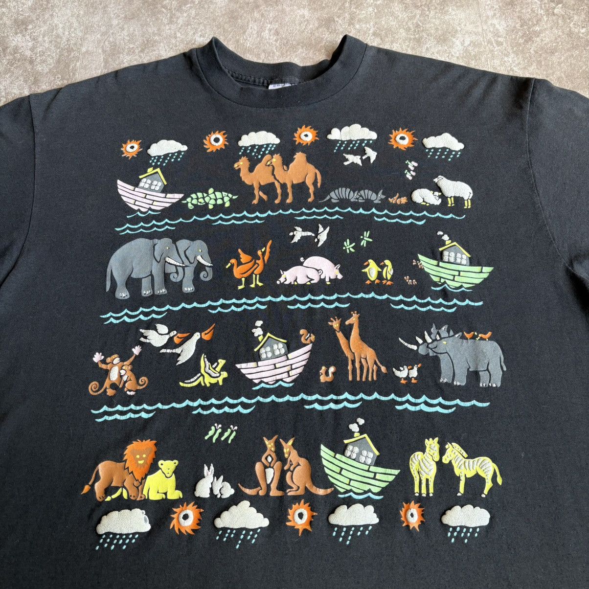 Vintage Vintage Marcy N Me Noah’s Ark T Shirt Size US XL / EU 56 / 4 - 1 Thumbnail
