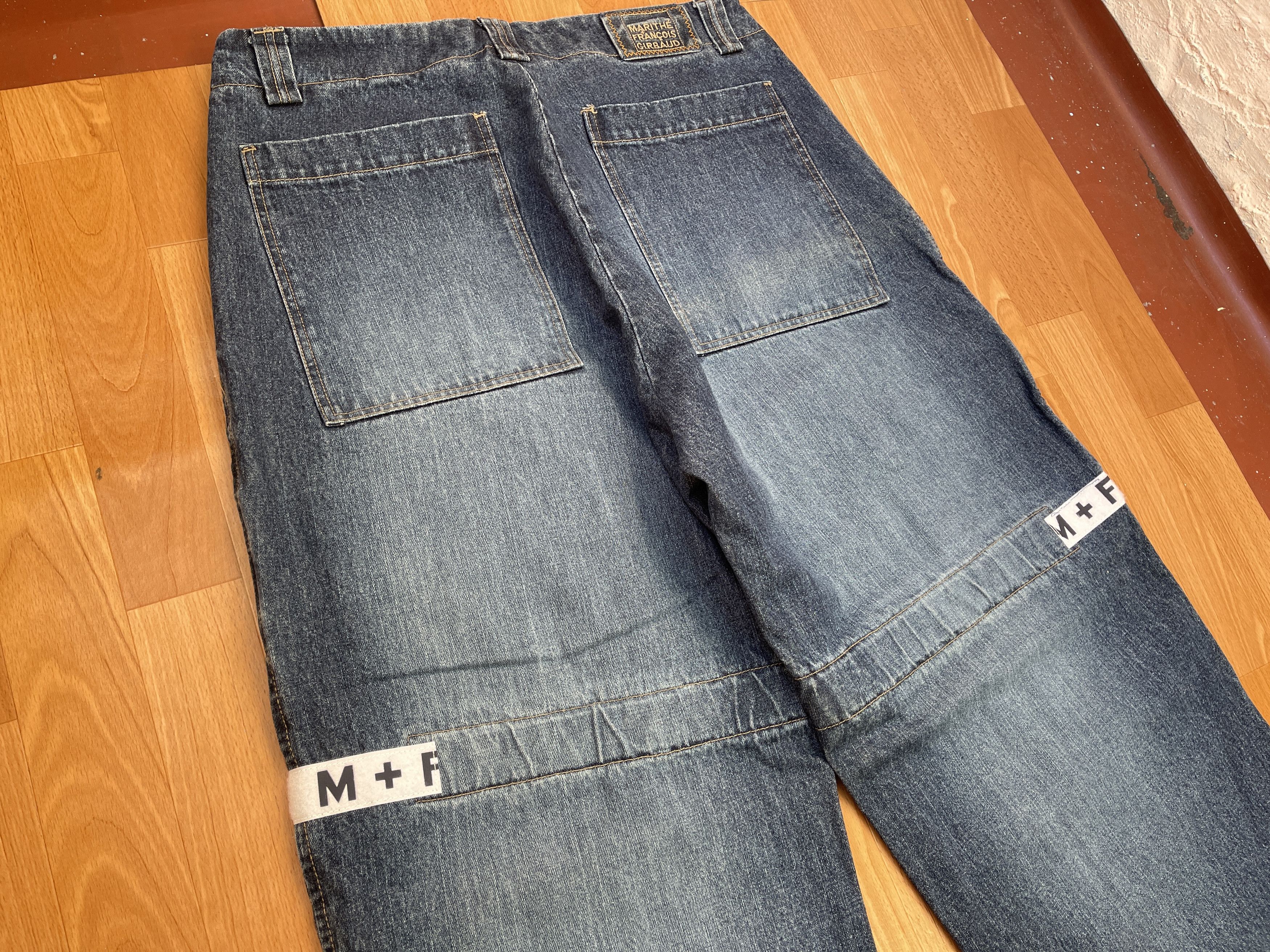 Marithe + Francois Girbaud Marithe Francois Girbaud jeans, vintage baggy 90s hip hop 36 Size US 36 / EU 52 - 6 Thumbnail