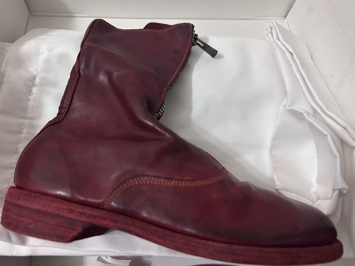 Guidi GUIDI 310 women’s red horse leather front zip ankle boots Size US 6 / IT 36 - 7 Thumbnail