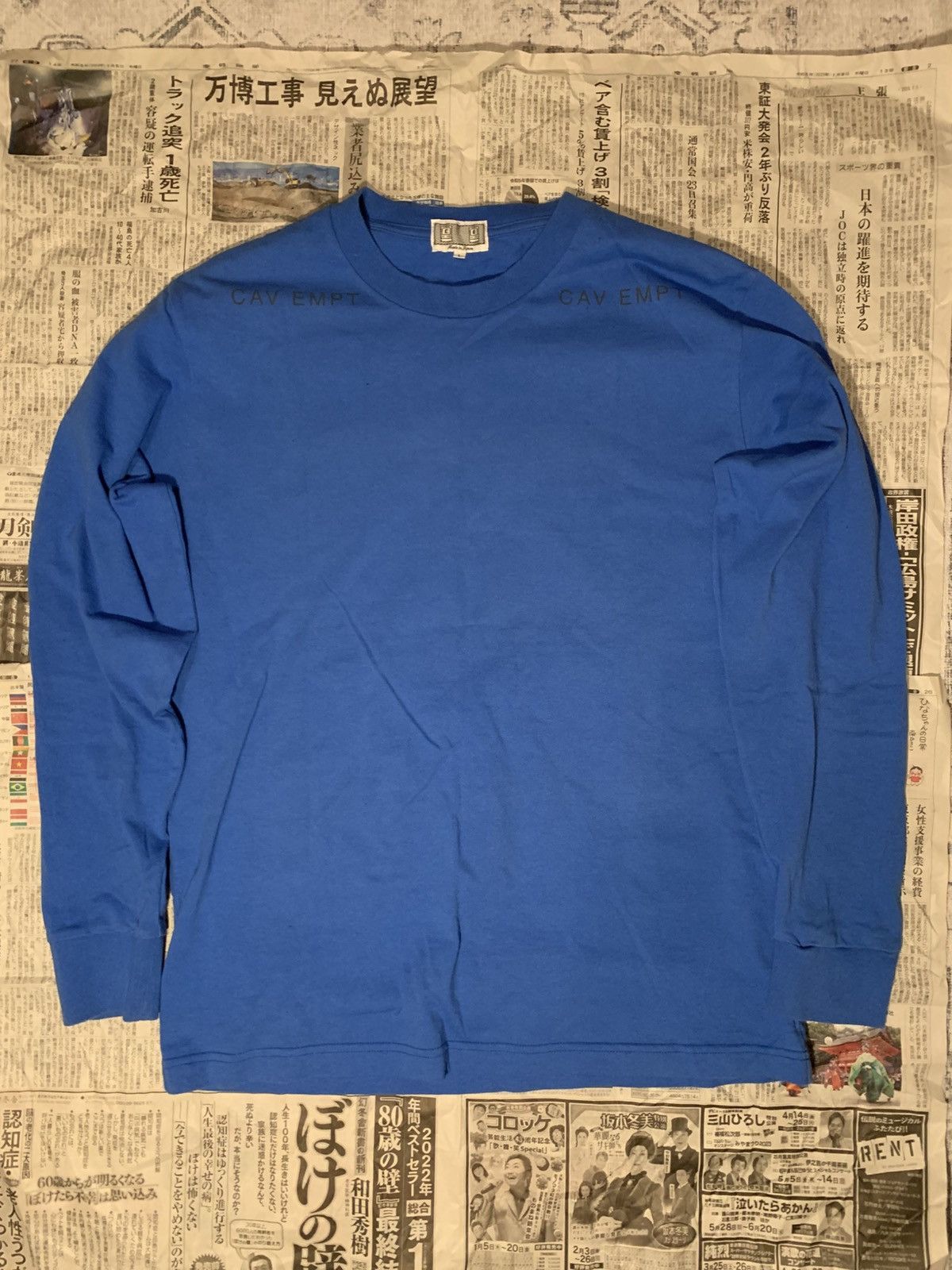Cav Empt Cav Empt 'The Trilogy Tapes' Longsleeve Tee Size US L / EU 52-54 / 3 - 1 Thumbnail