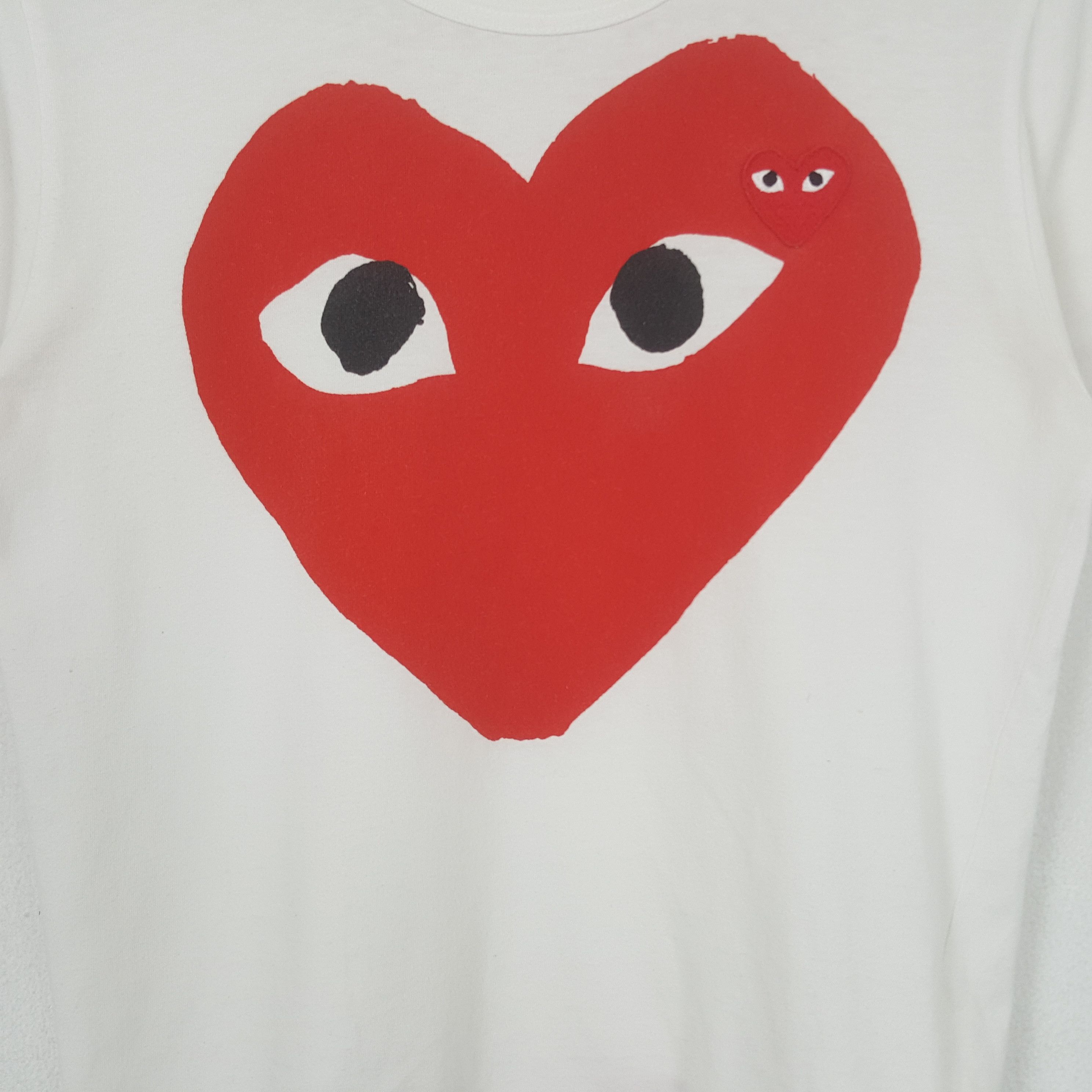Comme des Garcons PLAY Vintage Comme des Garcons Play Designer Tshirt RR29 Size US XS / EU 42 / 0 - 2 Thumbnail