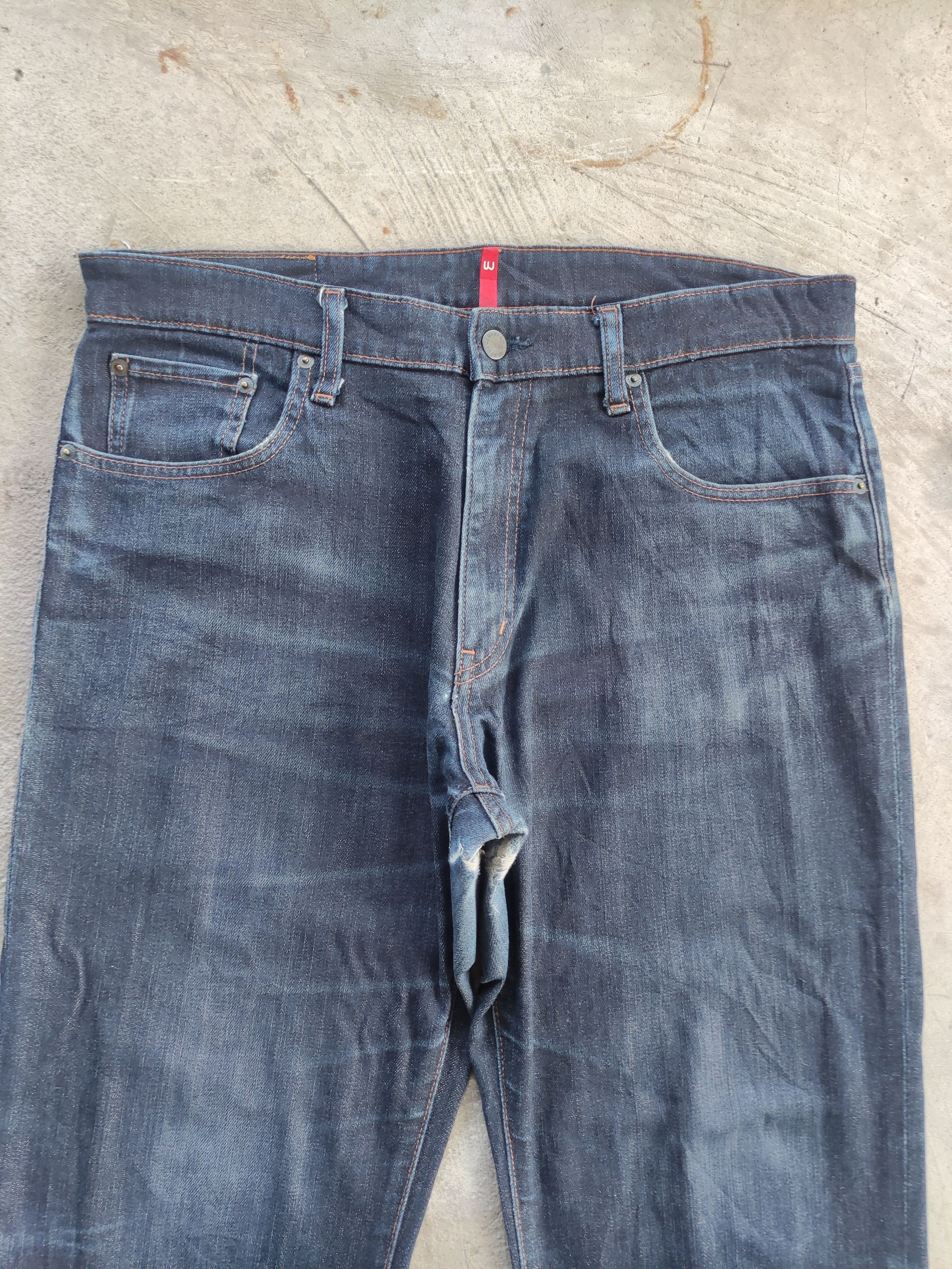 Japanese Brand Vintage Japanese Baggy Jean Distressed Faded Denim Size US 36 / EU 52 - 3 Thumbnail