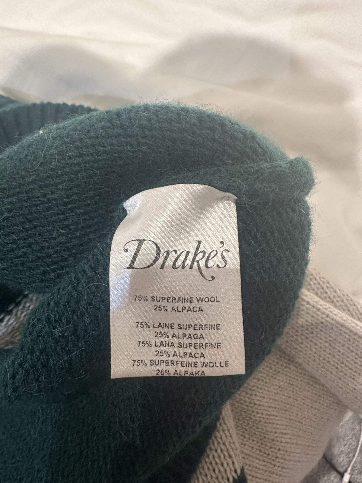 Aime Leon Dore × Drake's Aime Leon Dore x Drakes Striped Integral Collar Sweater Size US M / EU 48-50 / 2 - 5 Thumbnail
