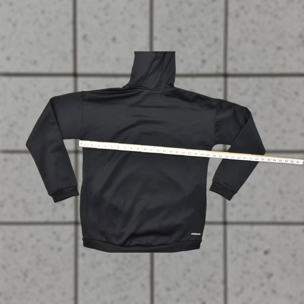 Adidas Adidas Women's S Black Aeroready Fleece Hoodie Pullover Logo Sweatshirt Size S / US 4 / IT 40 - 1 Thumbnail