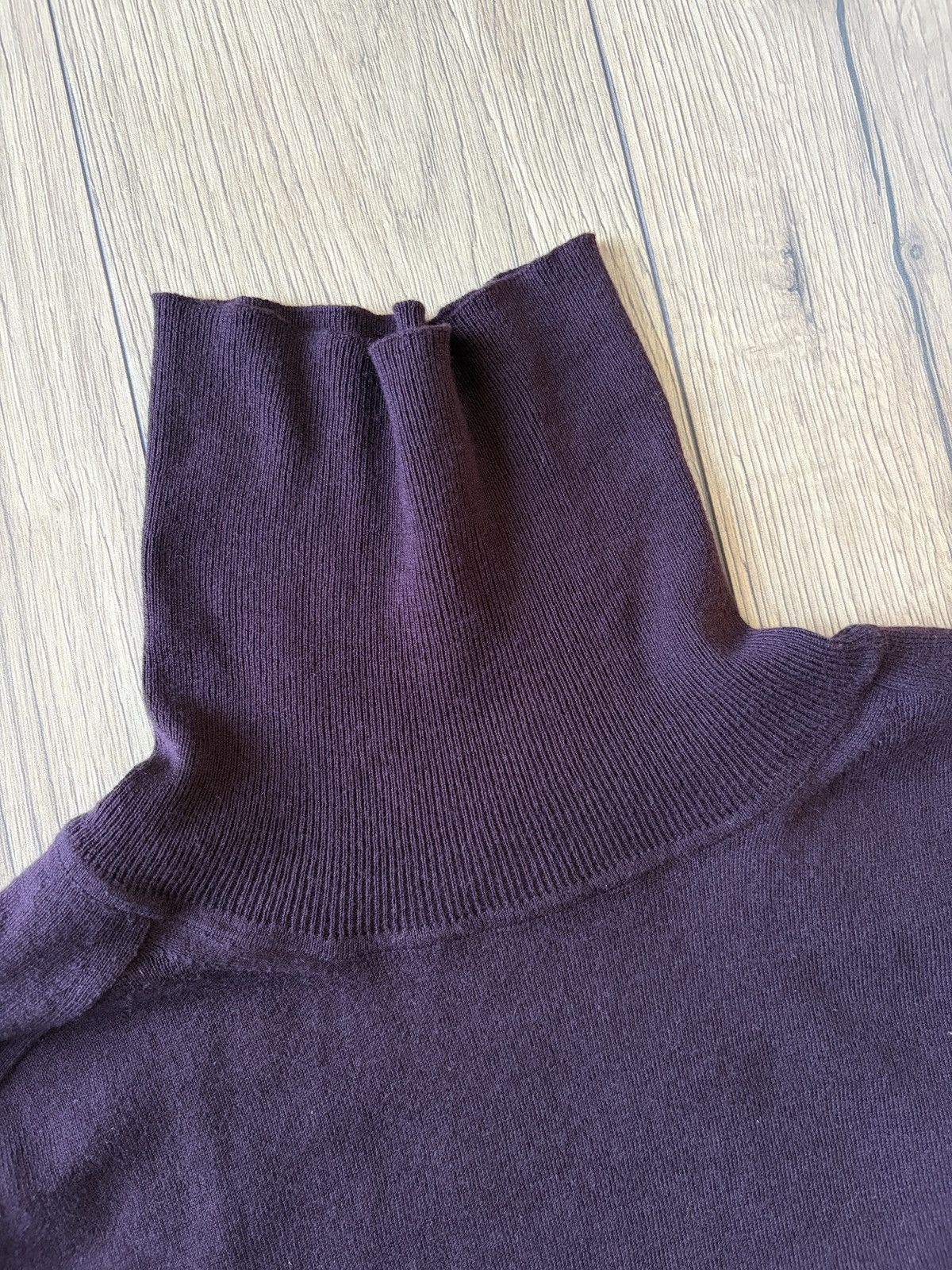 Prada Prada Burgundy Violet Turtleneck Sweater Size US XL / EU 56 / 4 - 11 Thumbnail