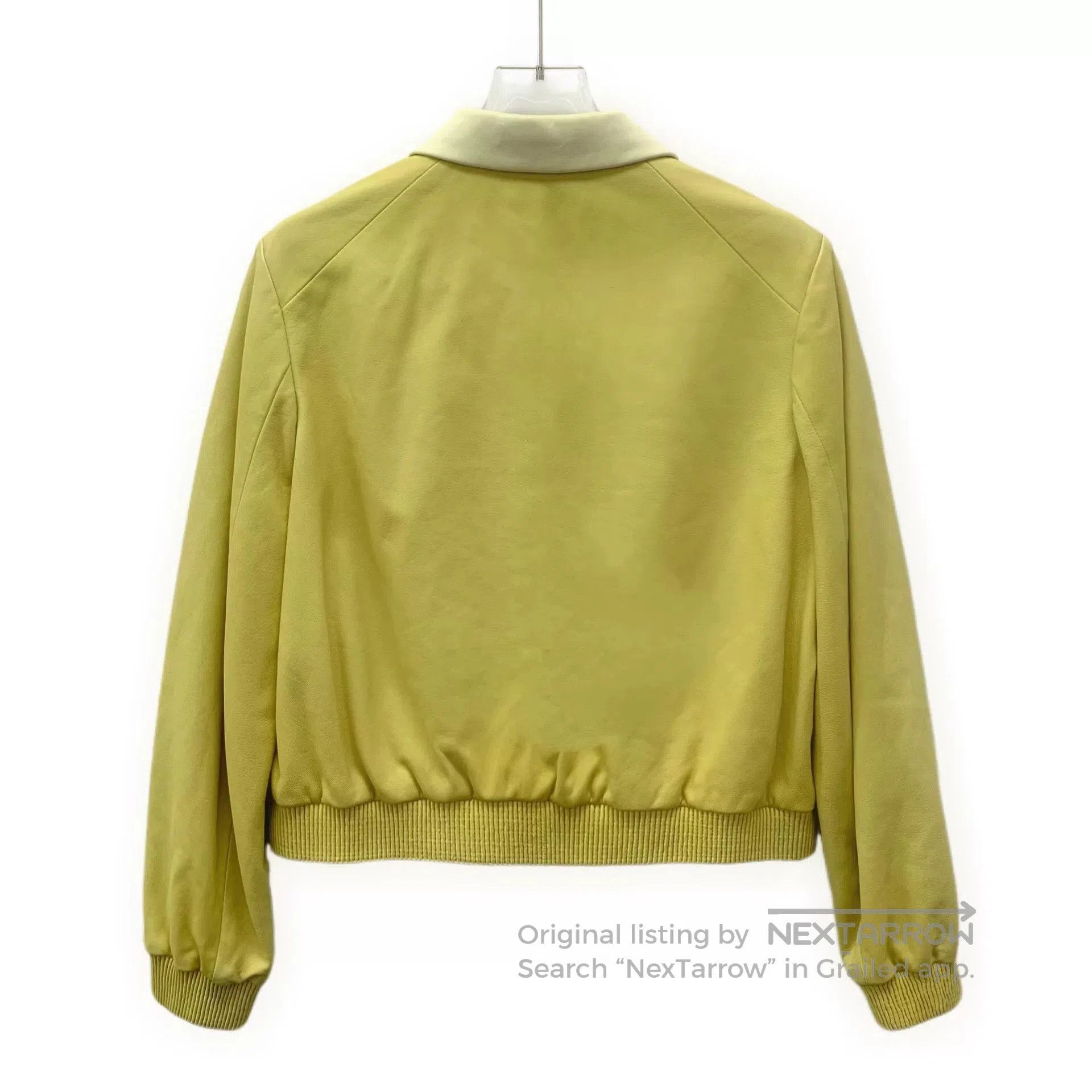 Miu Miu miu miu yellow lambskin zip. Size US M / EU 48-50 / 2 - 2 Thumbnail