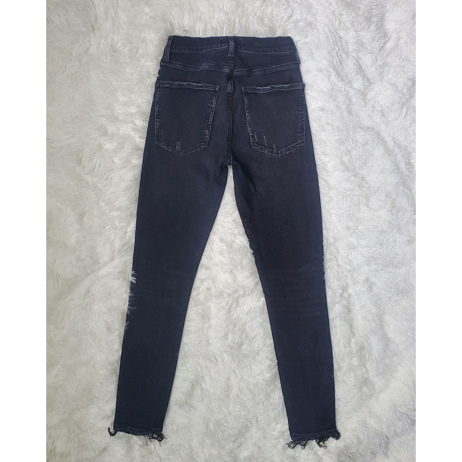 Agolde Agolde Sophie Black Skinny Jeans 25 / 0 Size 25" / US 0 / IT 36 - 9 Thumbnail