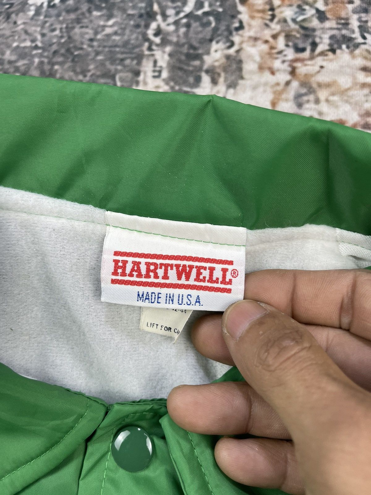 Vintage Vtg USA Hartwell Back Hit Custom Art Coach Jacket Size US L / EU 52-54 / 3 - 9 Thumbnail