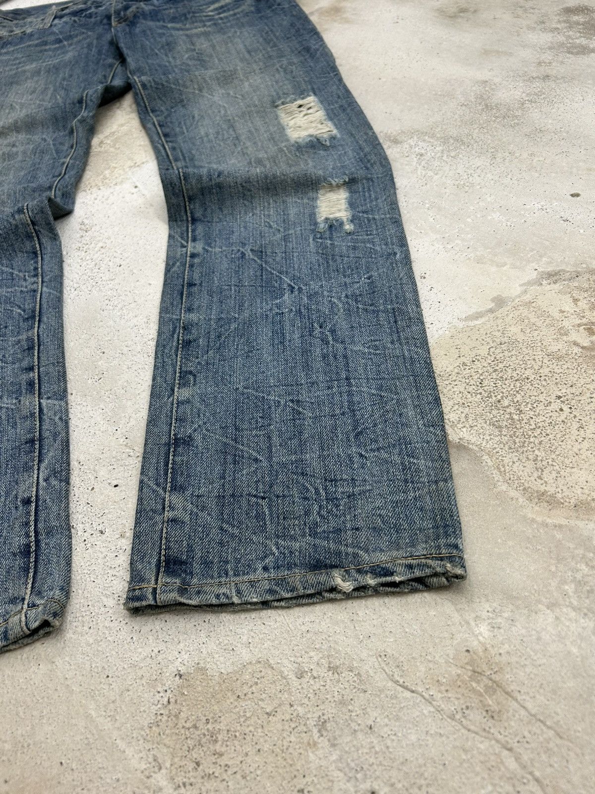 GOSTAR DE FUGA Vintage Funky Fruit Double Waist Distressed Embroidery Size US 32 / EU 48 - 13 Thumbnail