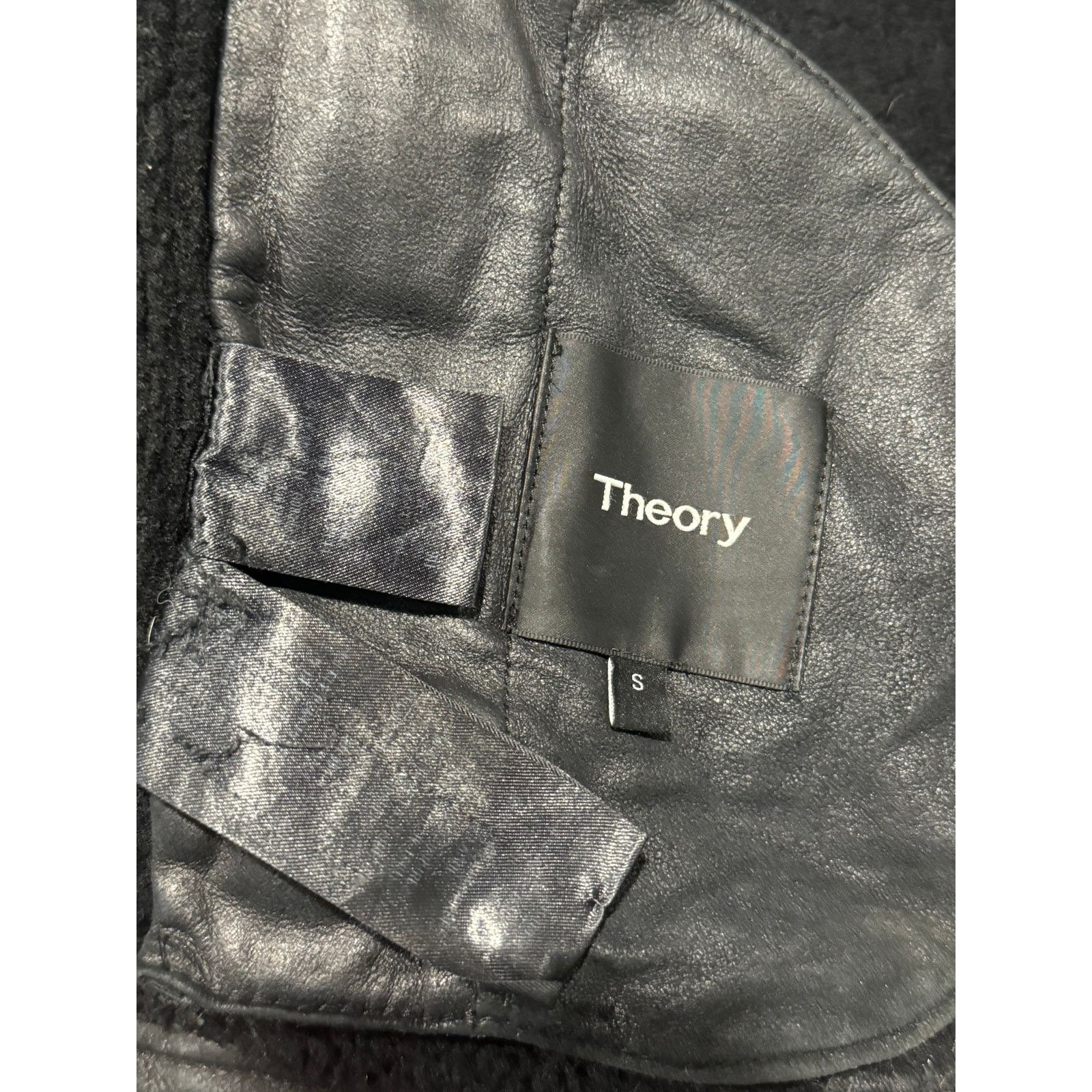Theory Black fur Theory leather coat Size XS / US 0-2 / IT 36-38 - 7 Thumbnail