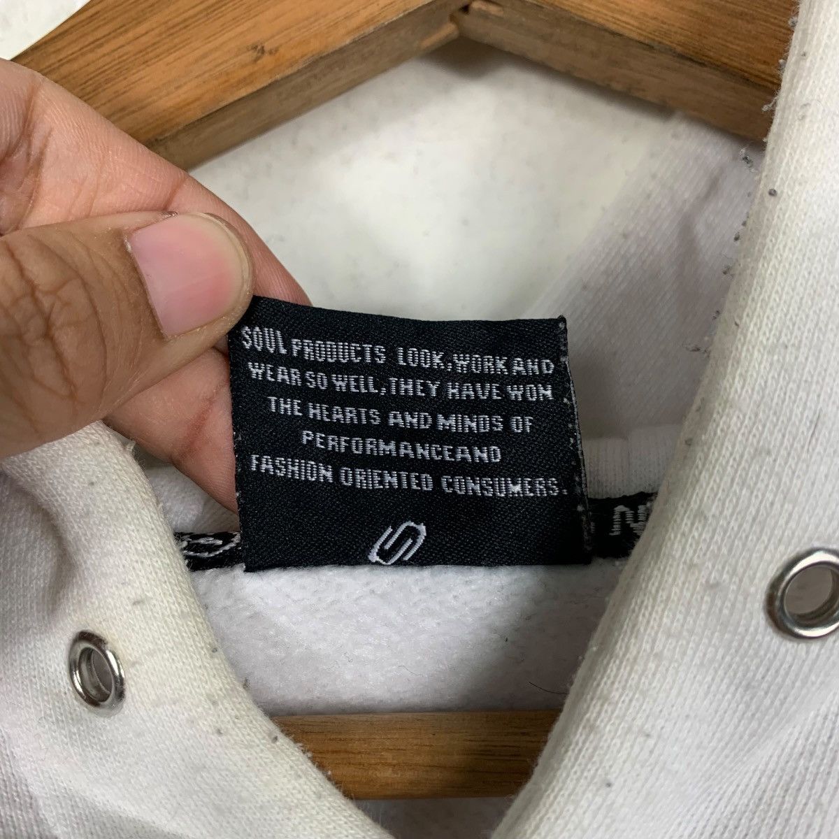 Japanese Brand SOUL USA Los Angeles Big Logo Pullover Hoodies #1770-C78 Size US L / EU 52-54 / 3 - 16 Thumbnail