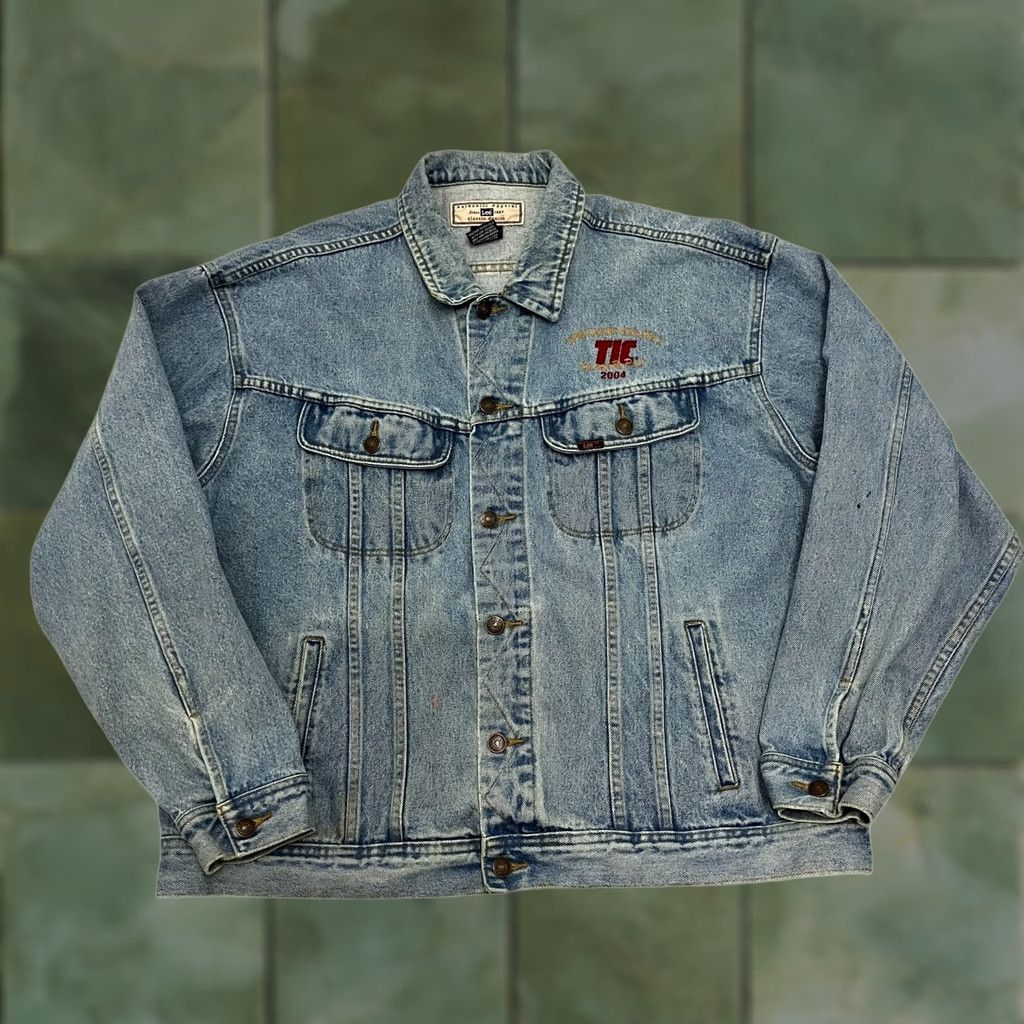 Lee Vintage Lee Denim Jacket XL Blue Trucker 90s Western Mens Size US XL / EU 56 / 4 - 1 Thumbnail