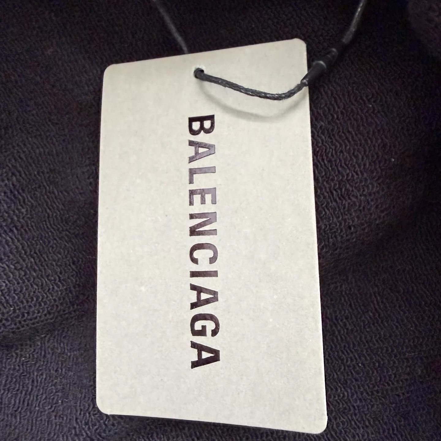 Balenciaga Balenciaga Black Hoodie XL Back Big Logo Size US XL / EU 56 / 4 - 5 Thumbnail