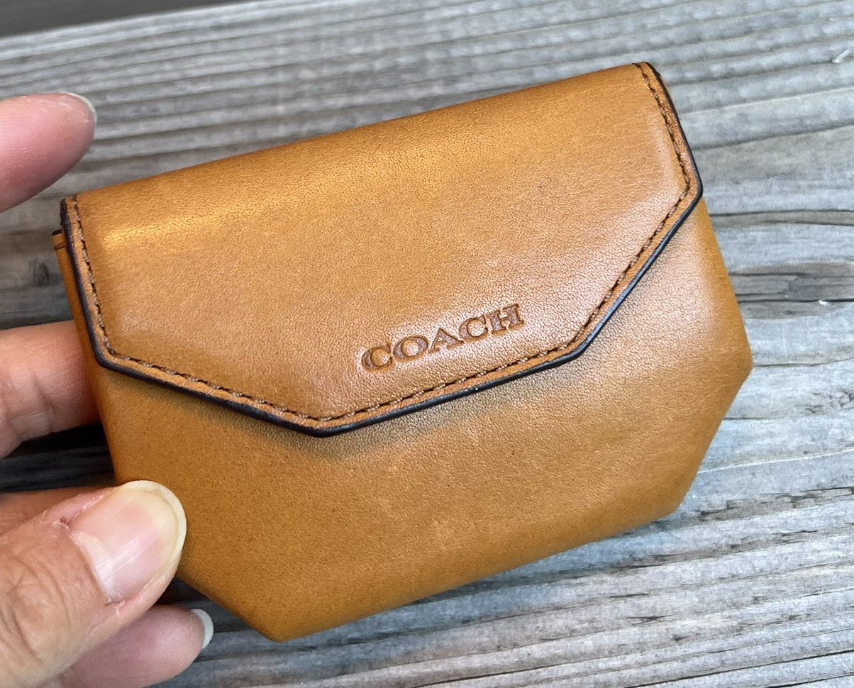 Coach × Vintage Rare, 90s Vintage Coach Geometric Leather
