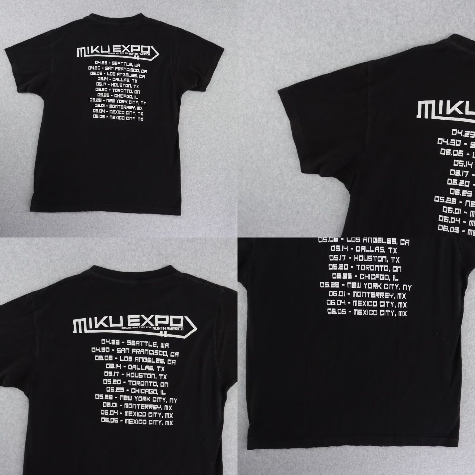 Vintage Hatsune Miku Expo Shirt Size Medium 2016 Unisex Black Concert Anime Graphic Size US M / EU 48-50 / 2 - 8 Thumbnail